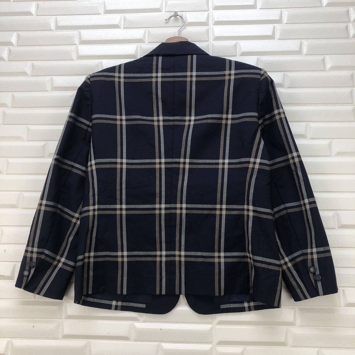 Aquascutum × Designer Aquascutum Tartan Blazer Jacket Size M / US 6-8 / IT 42-44 - 3 Thumbnail
