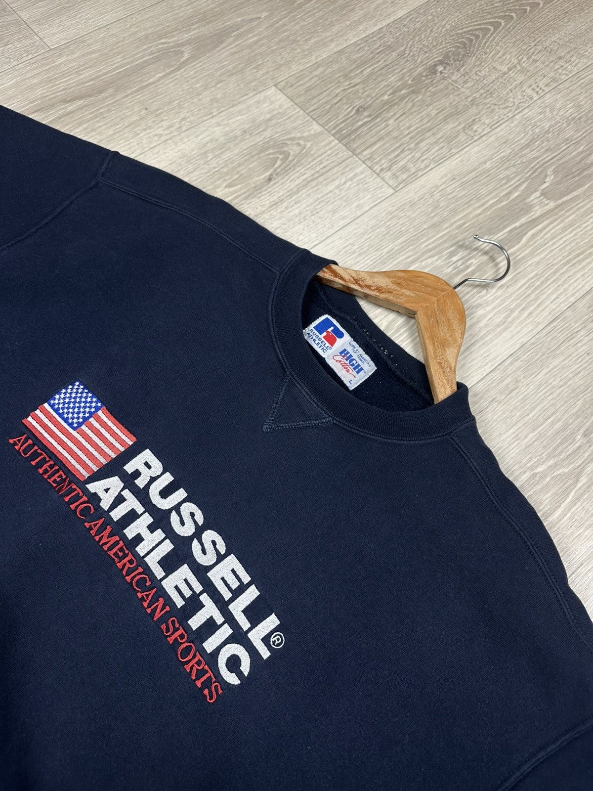 Russell Athletic USA Russel Athletic Long Sleeve Crew Neck Sweatshirt Size US L / EU 52-54 / 3 - 4 Thumbnail