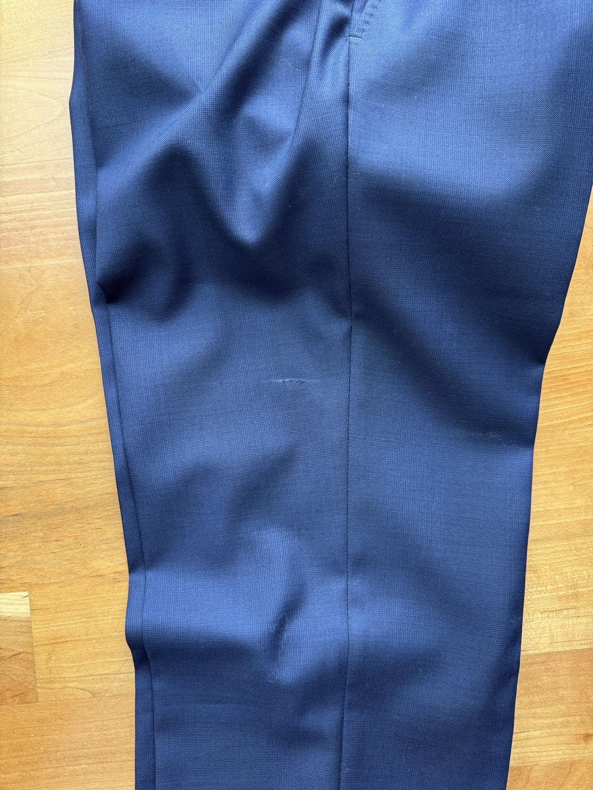 Suitsupply Suitsupply Custom Navy Blue Super 150’s Wool Trousers Size 38R - 10 Thumbnail