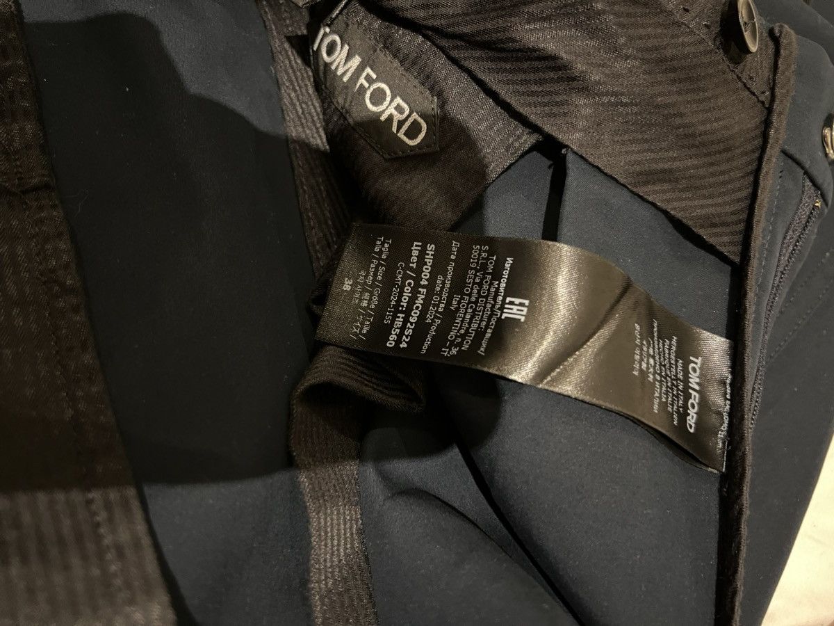 Tom Ford TOM FORD Double Cotton Satin Semi Sartorial Pants 38 Patrol Size US 43 - 17 Thumbnail