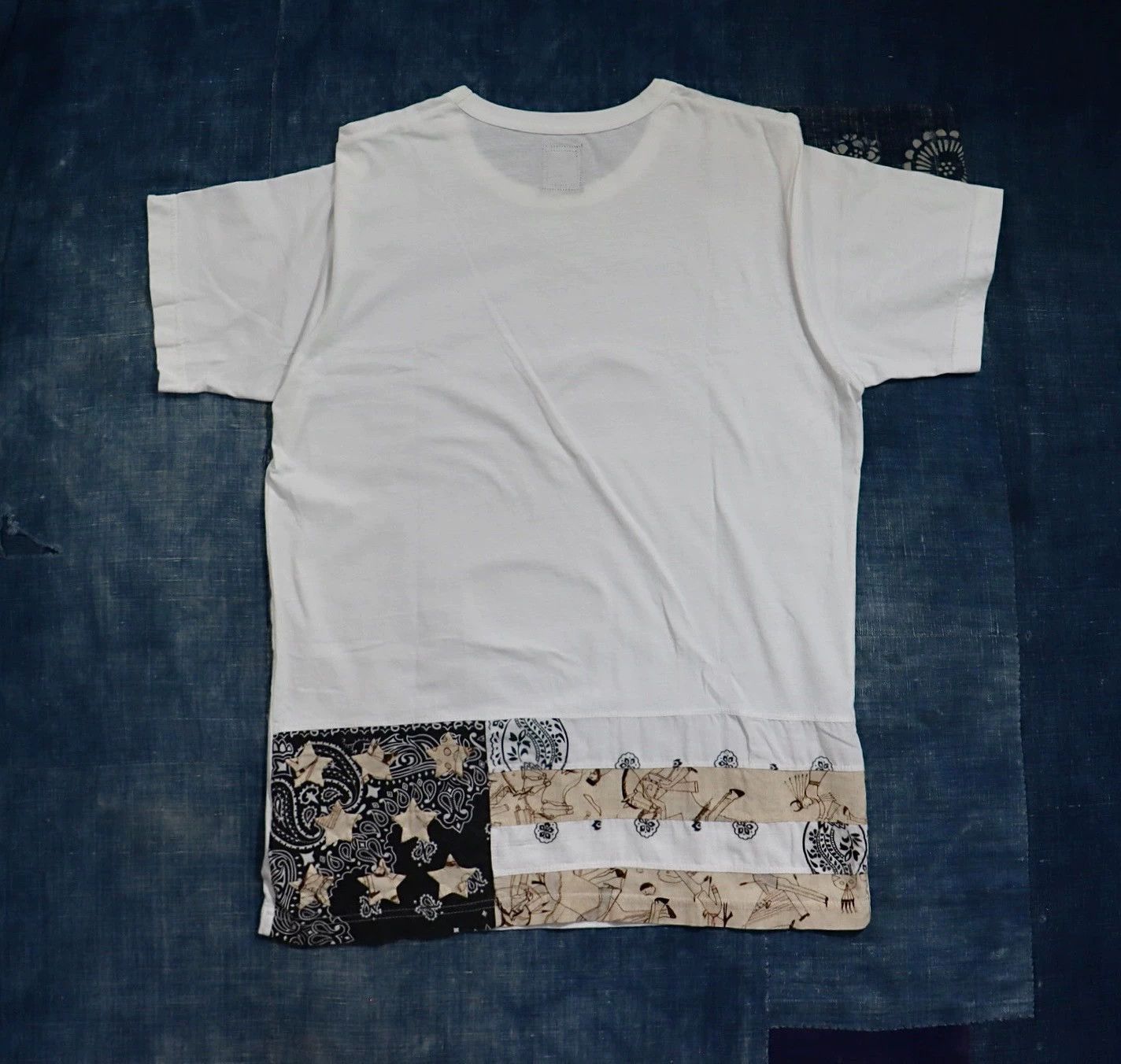 Visvim Visvim ICT Flag Tee Stars Indigo Size US XL / EU 56 / 4 - 1 Thumbnail
