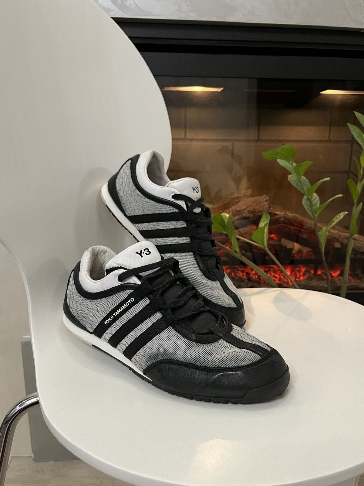 Yohji Yamamoto 🔥00's Adidas Yohji Yamamoto Y-3 Vintage Y2k Sneakers Size US 8.5 / EU 41-42 - 10 Thumbnail