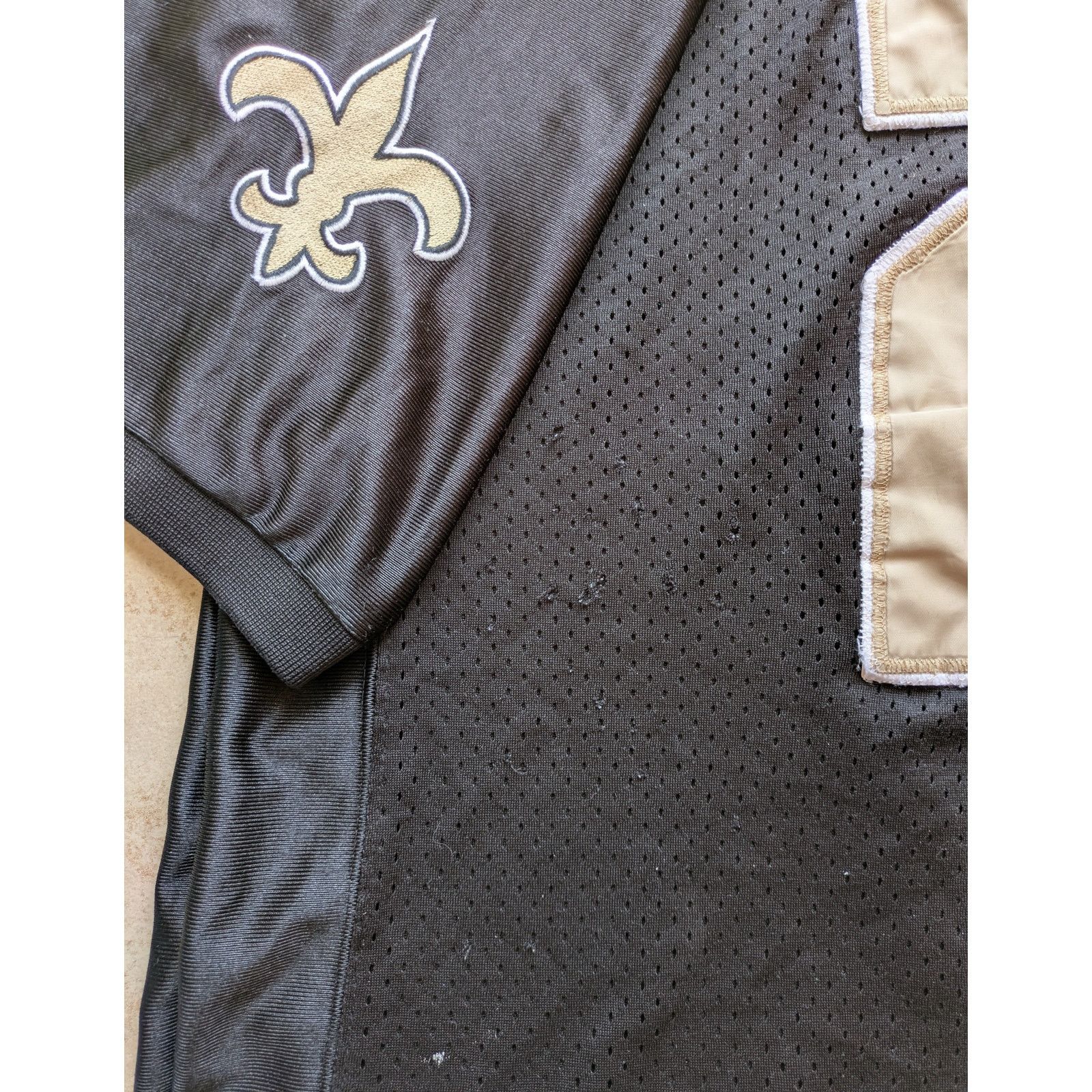 NFL × Reebok Deuce McALLISTER New Orleans Saints 2000s RBK jersey 60 3x Size US XXL / EU 58 / 5 - 6 Thumbnail