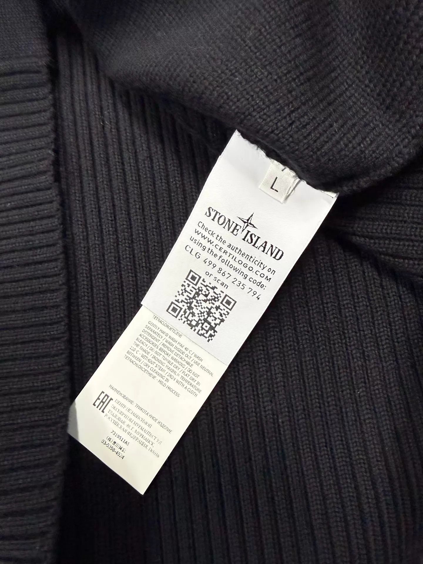 Stone Island Stone Island Ghost Hoodie Black L Size US L / EU 52-54 / 3 - 4 Thumbnail