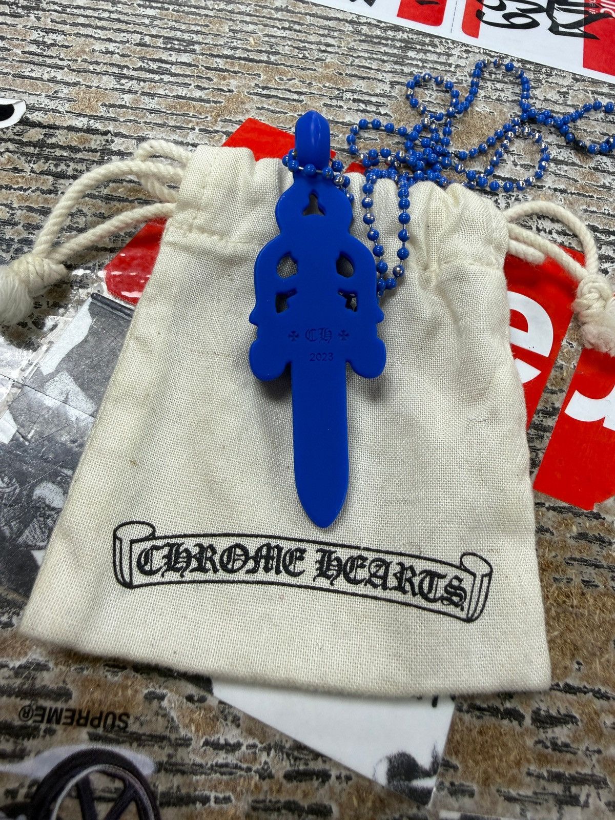 Chrome Hearts Chrome Hearts Blue Silicone “silichrome” Dagger Size ONE SIZE - 3 Thumbnail