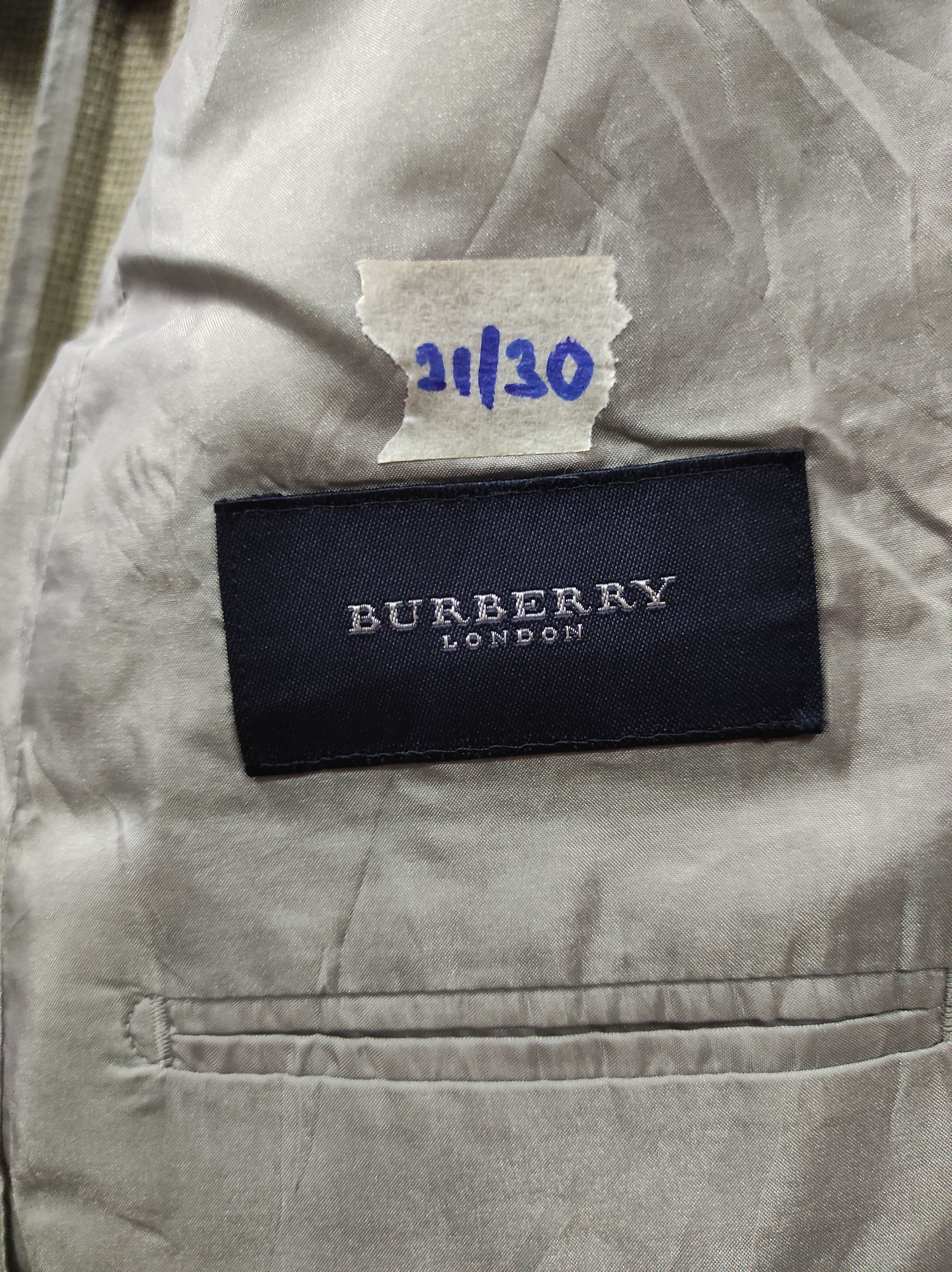 Burberry BURBERRY LONDON PLAID BLAZER JACKET Size 42L - 5 Thumbnail