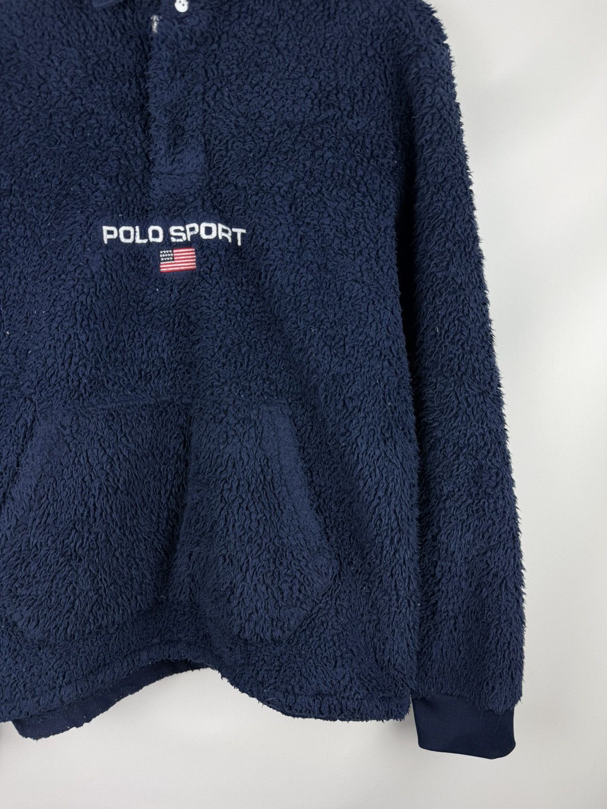 Polo Ralph Lauren Polo Sport Ralph Lauren Big Logo Fleece Sweatshirt Pullover Size US L / EU 52-54 / 3 - 4 Thumbnail