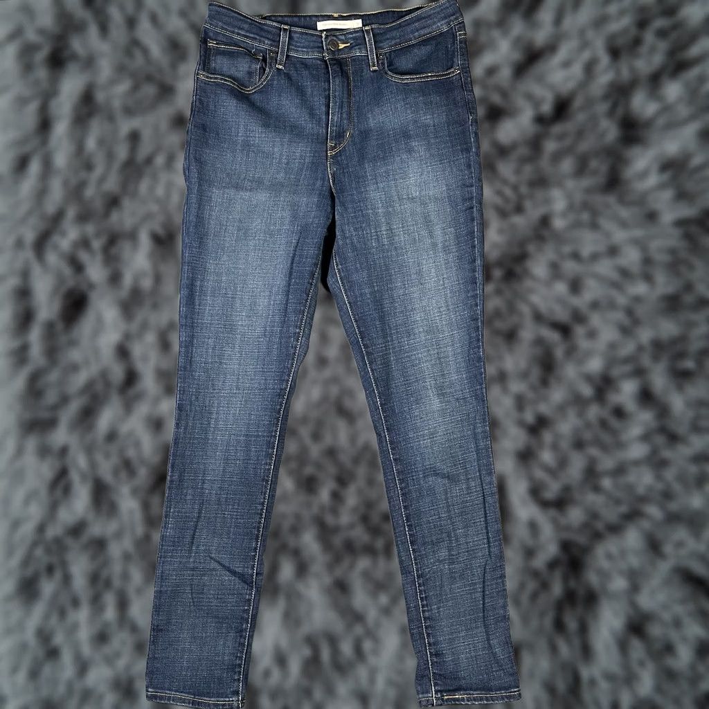 Levi's Levi’s 721 Jeans Woman Skinny High Rise Medium Wash Blue 31 x 30 Denim Jeans Women Mens Girls Size 24" / US 00 / IT 34 - 1 Thumbnail