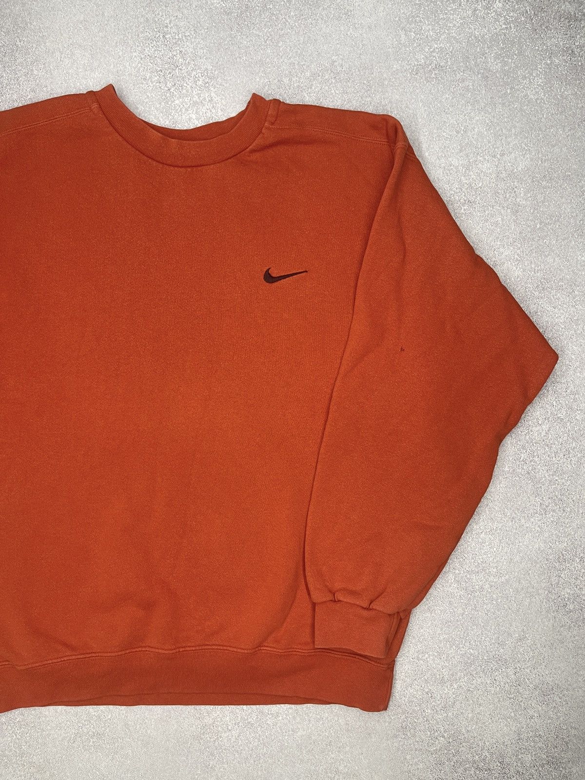 Nike Rare Vintage Nike Sweatshirt Orange Drill Y2K ACG TECH Size US L / EU 52-54 / 3 - 3 Thumbnail