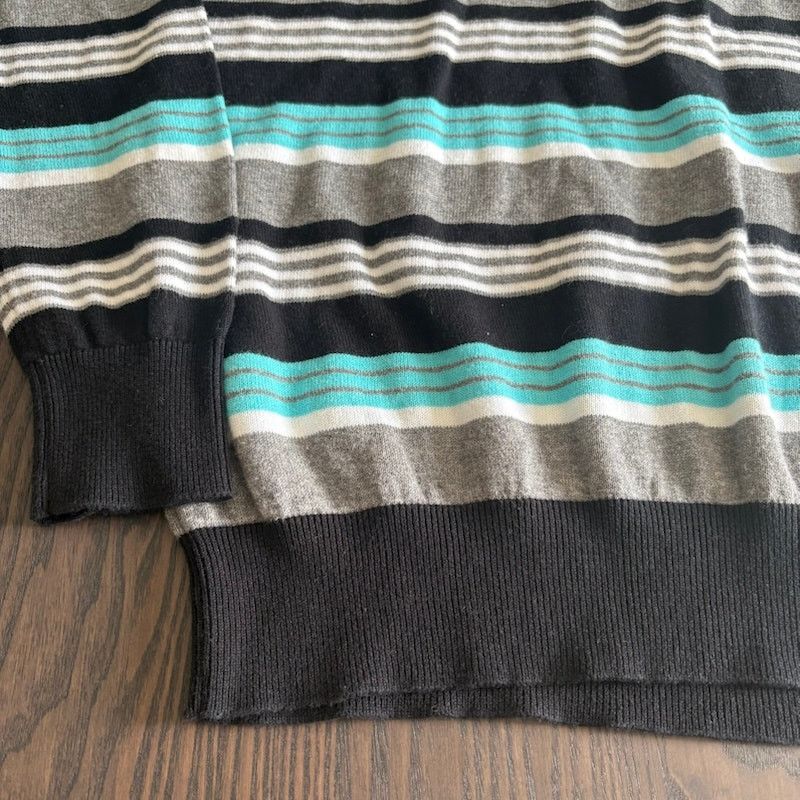 Ocean Current Ocean Current Men's Medium Striped Sweater West Coast 90s Size US M / EU 48-50 / 2 - 2 Thumbnail