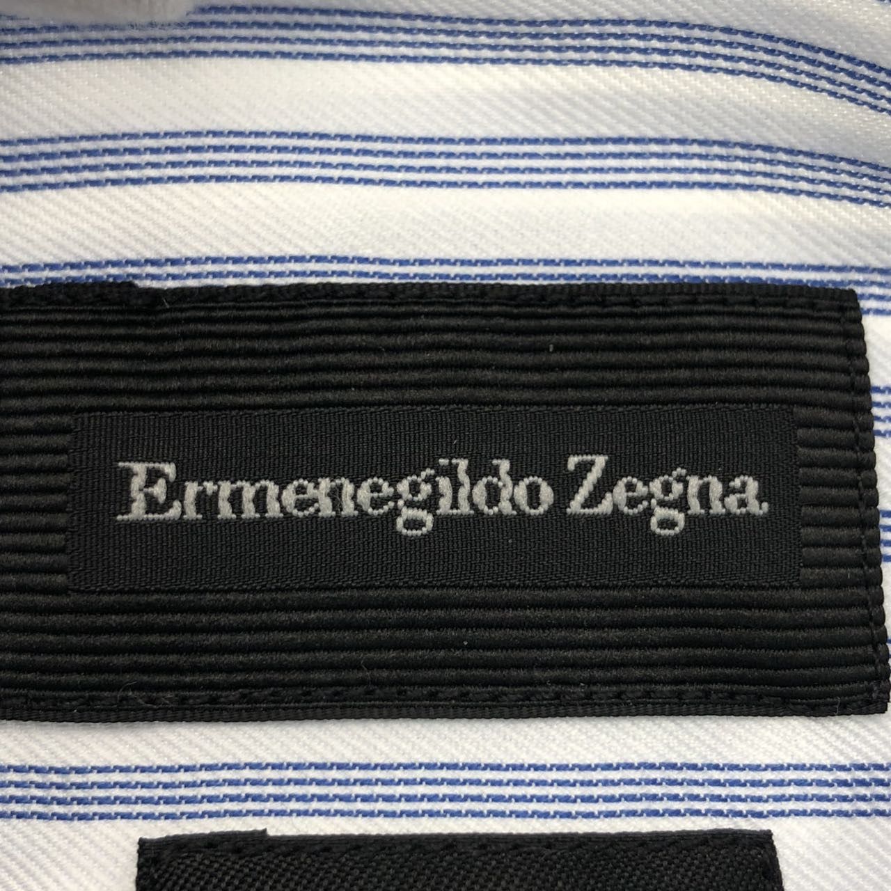 Z Zegna Zegna Striped Single-breasted Long Sleeve Shirt K26WX Size US XL / EU 56 / 4 - 5 Thumbnail
