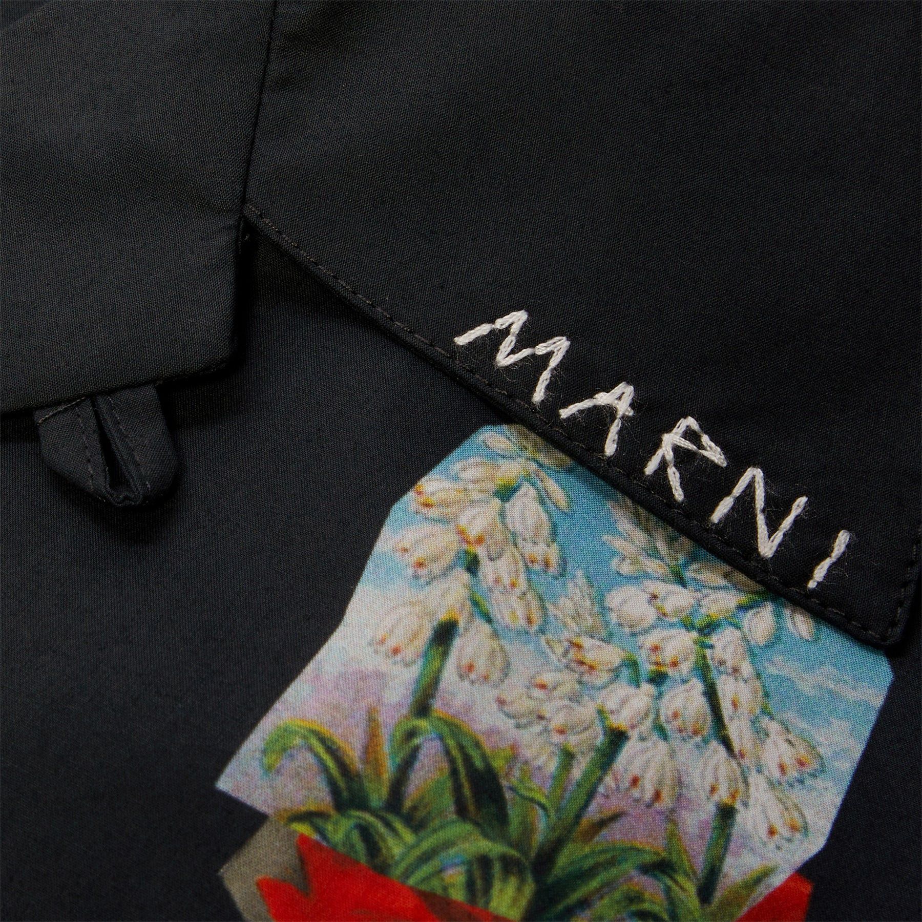 Marni Floral Print Short Sleeve Shirt Size US L / EU 52-54 / 3 - 3 Thumbnail