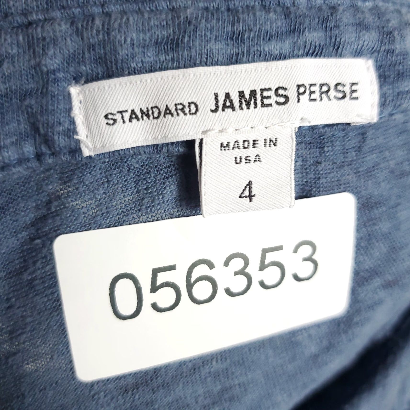 James Perse James Perse Shirt Polo Mens Size 4 Blue Casual Short Sleeve Adult Size US S / EU 44-46 / 1 - 7 Thumbnail