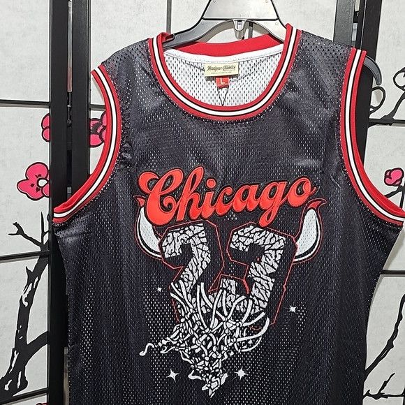 Other Jordan Chicago Bulls Cement Jersey Size Large NWT Size US L / EU 52-54 / 3 - 2 Thumbnail
