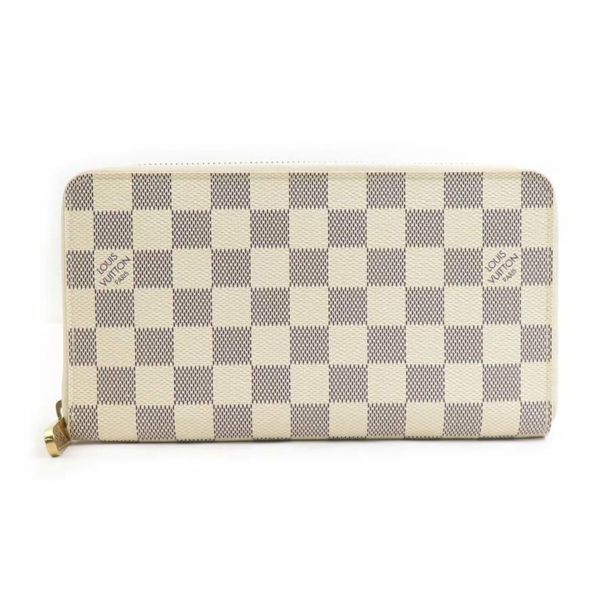 Louis Vuitton Louis Vuitton Zippy Organizer in Damier Azur Canvas, Ivory, Men's, N60012, r10963i Size ONE SIZE - 1 Thumbnail
