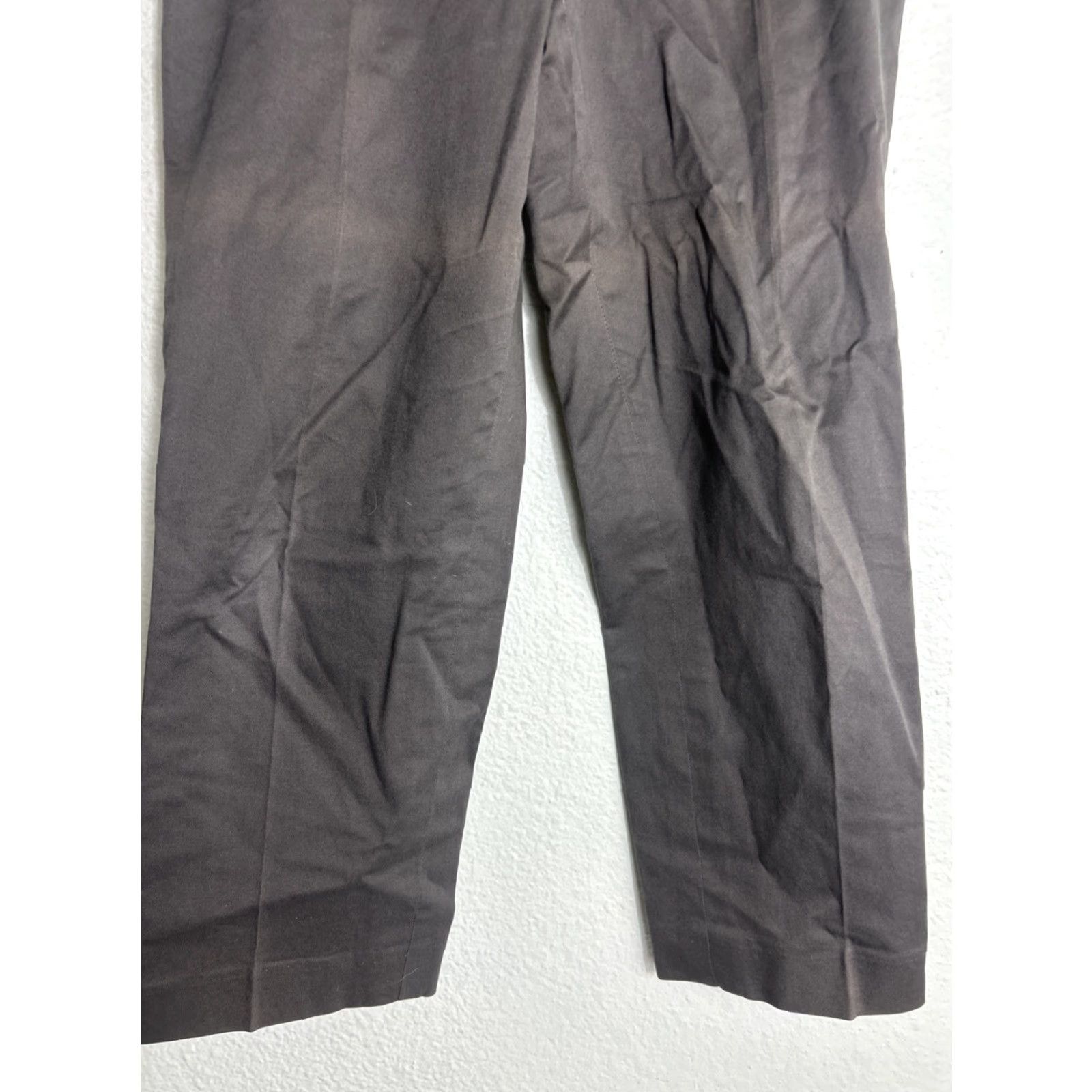 Gap Y2K Gap Cropped Stretch Brown Dress Pants Women’s Size 6 R 30x25 Size 28" / US 6 / IT 42 - 2 Thumbnail
