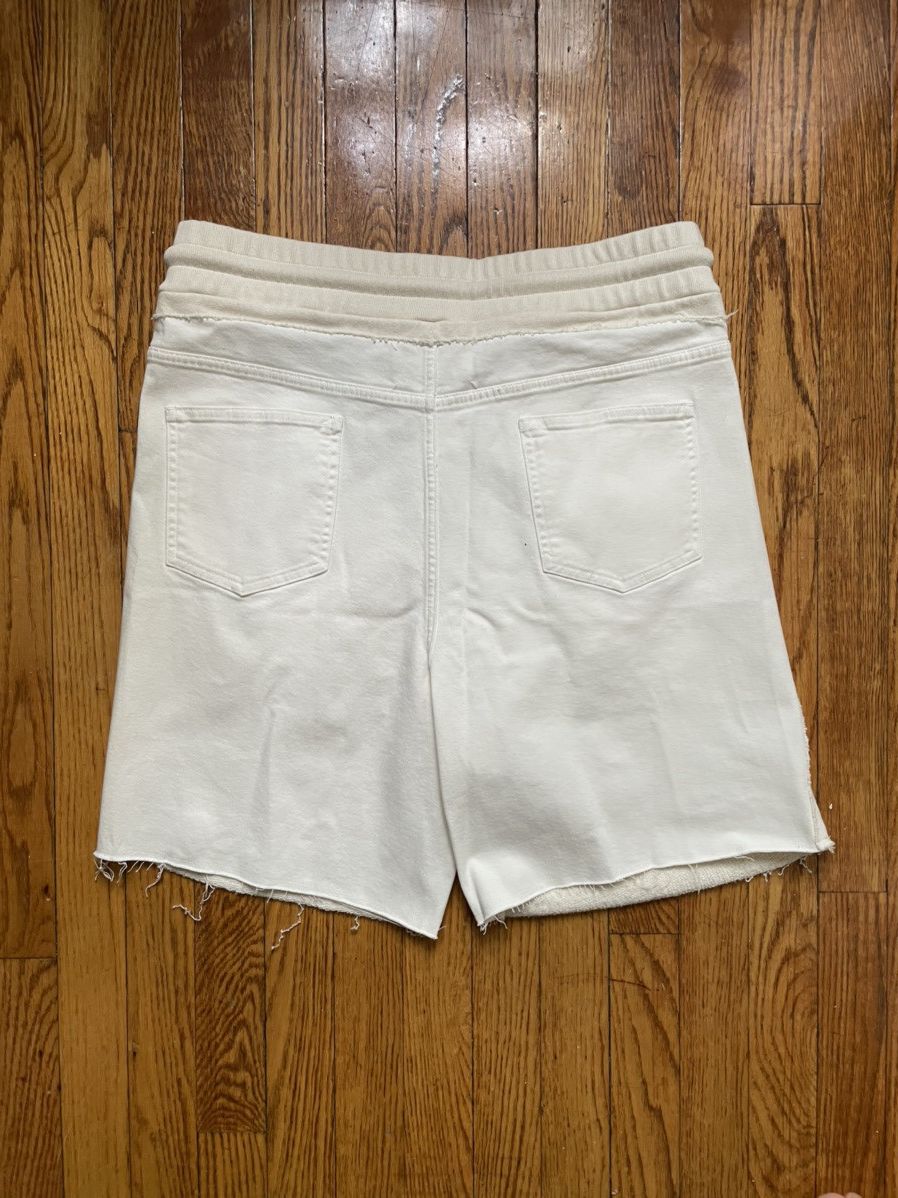 Maison Margiela Margiela Japanese fleece shorts in Ivory Size US 32 / EU 48 - 4 Thumbnail