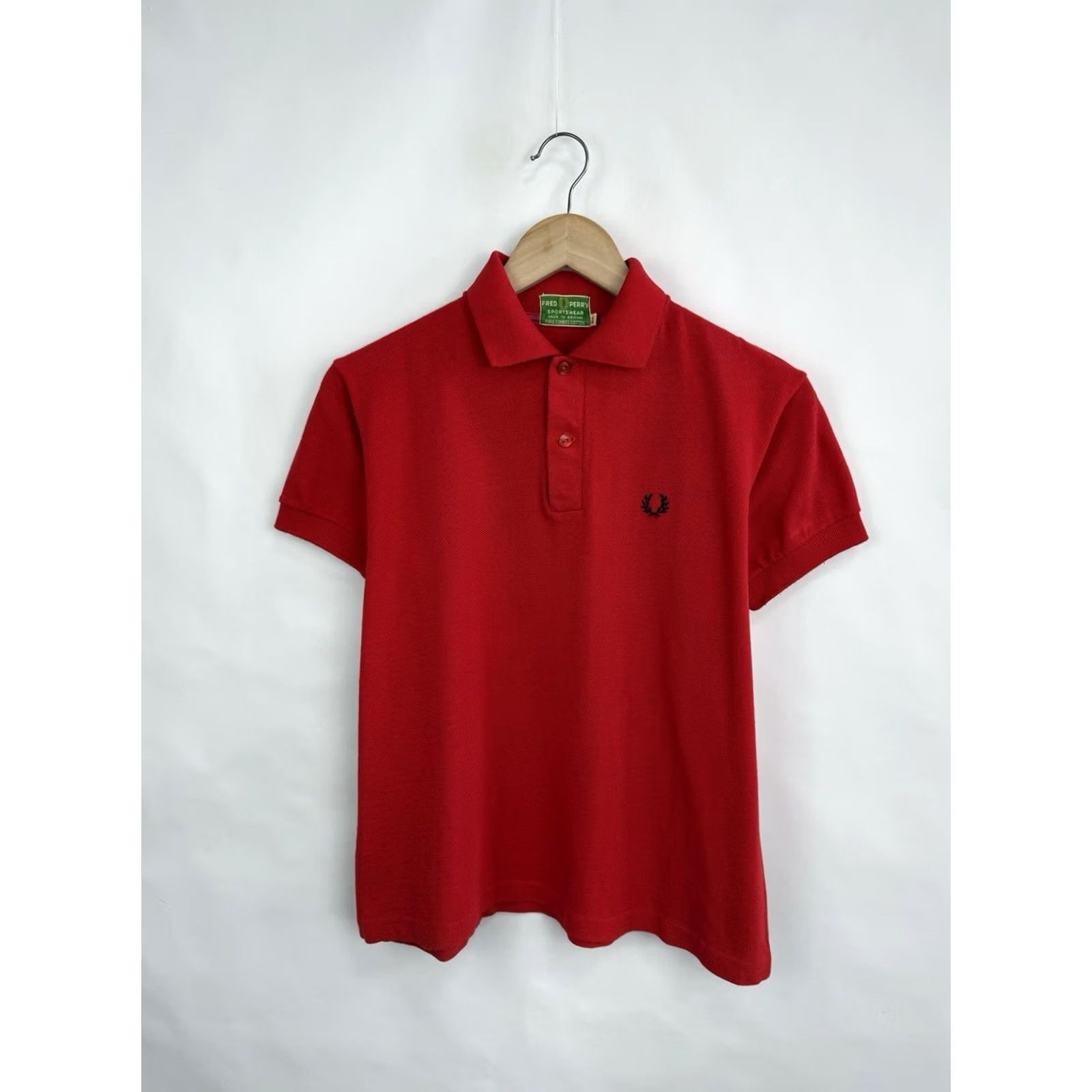 Fred Perry VINTAGE Fred Perry Tennis Polo T-Shirt Red 80s Mens Regular 36 UK Size 36 Retro Rare T-Shirt Size US M / EU 48-50 / 2 - 3 Thumbnail