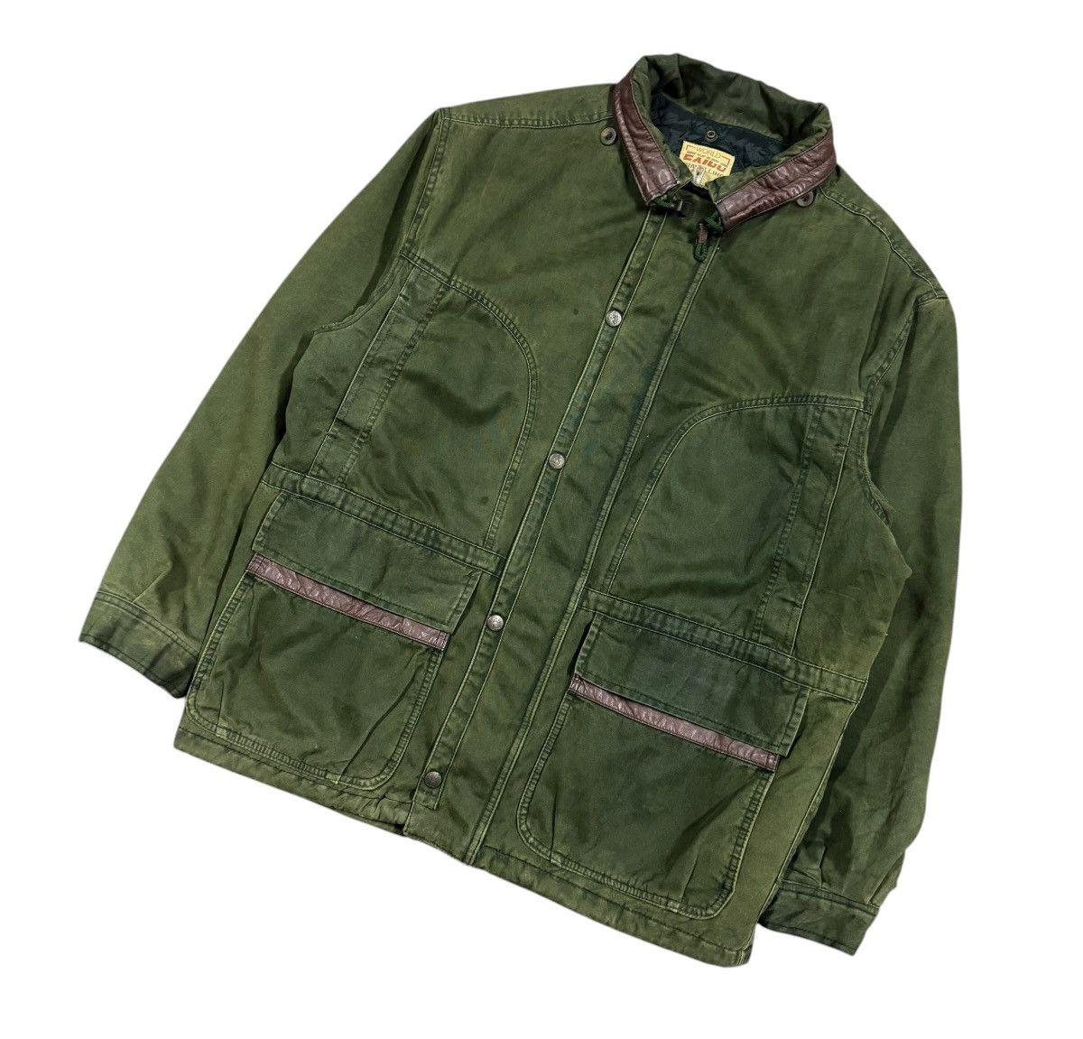 Vintage Vtg🔥80’s World Exigo Traveling Barn Cotton Padded Jacket Size US XL / EU 56 / 4 - 7 Thumbnail