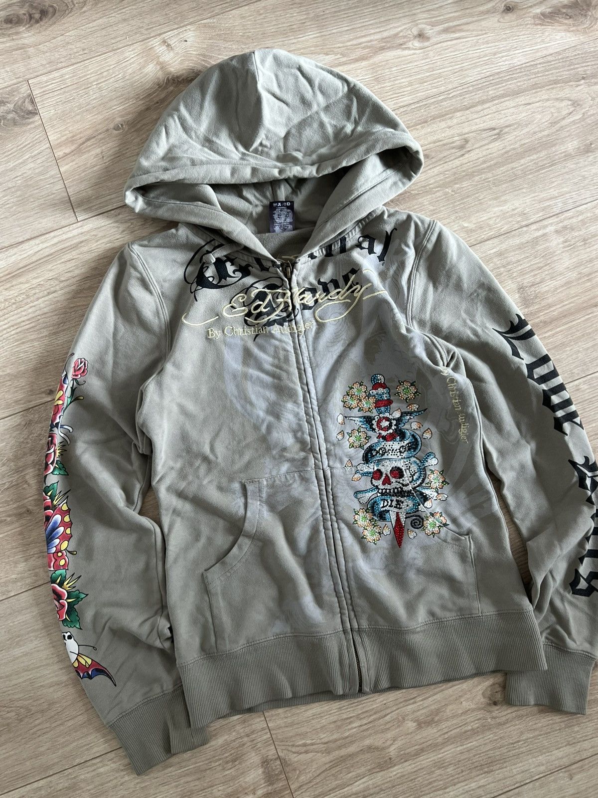 Ed Hardy Ed hardy zip hoodie y2k ed hardy crazy print Size S / US 4 / IT 40 - 2 Thumbnail