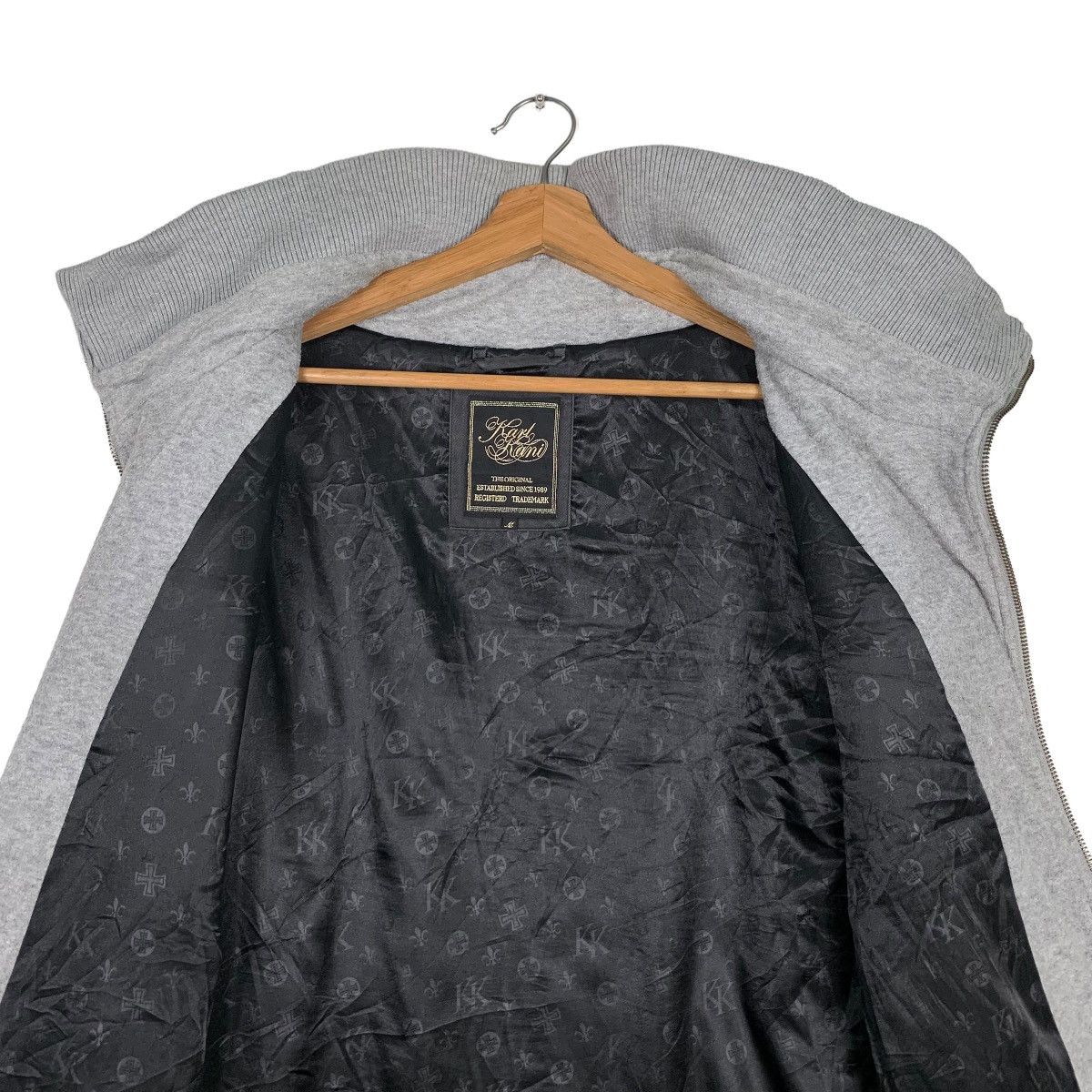 Karl Kani KARL KANI Big Logo Hooded Zipper Sweater Jacket #0148-C8 Size US M / EU 48-50 / 2 - 13 Thumbnail