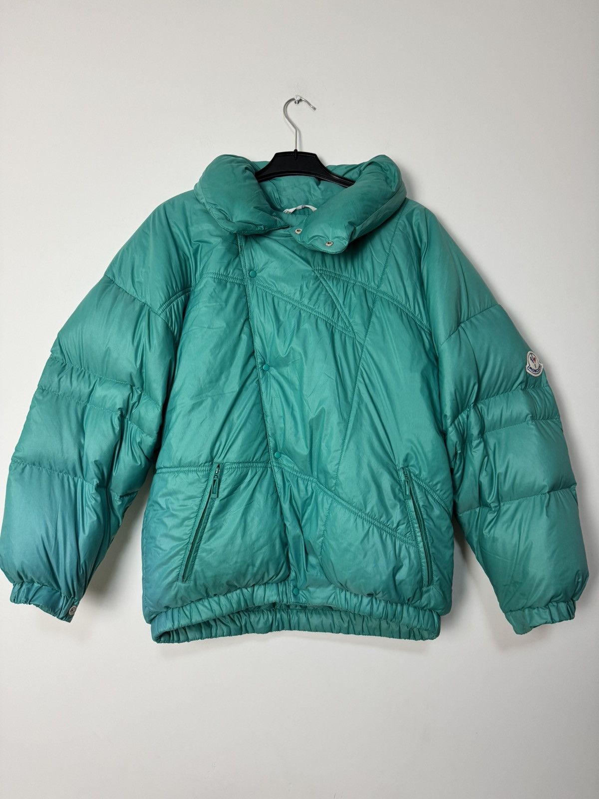 Moncler Vintage Rare 90s Moncler Puffer Jacket asymmetrical button Size US M / EU 48-50 / 2 - 9 Thumbnail
