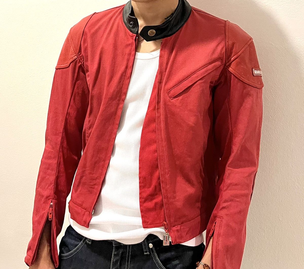 Other Vintage Japan NANKAI MOTO JACKET x Leather Size US M / EU 48-50 / 2 - 13 Thumbnail