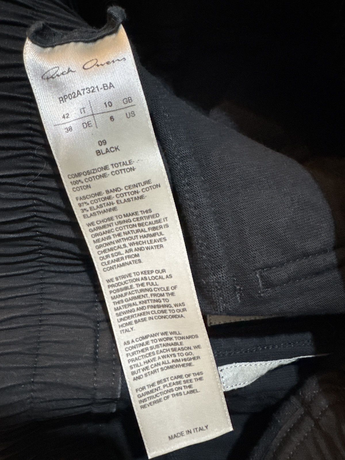 Rick Owens Bela sweatpants joggers Size US 28 / EU 44 - 3 Thumbnail