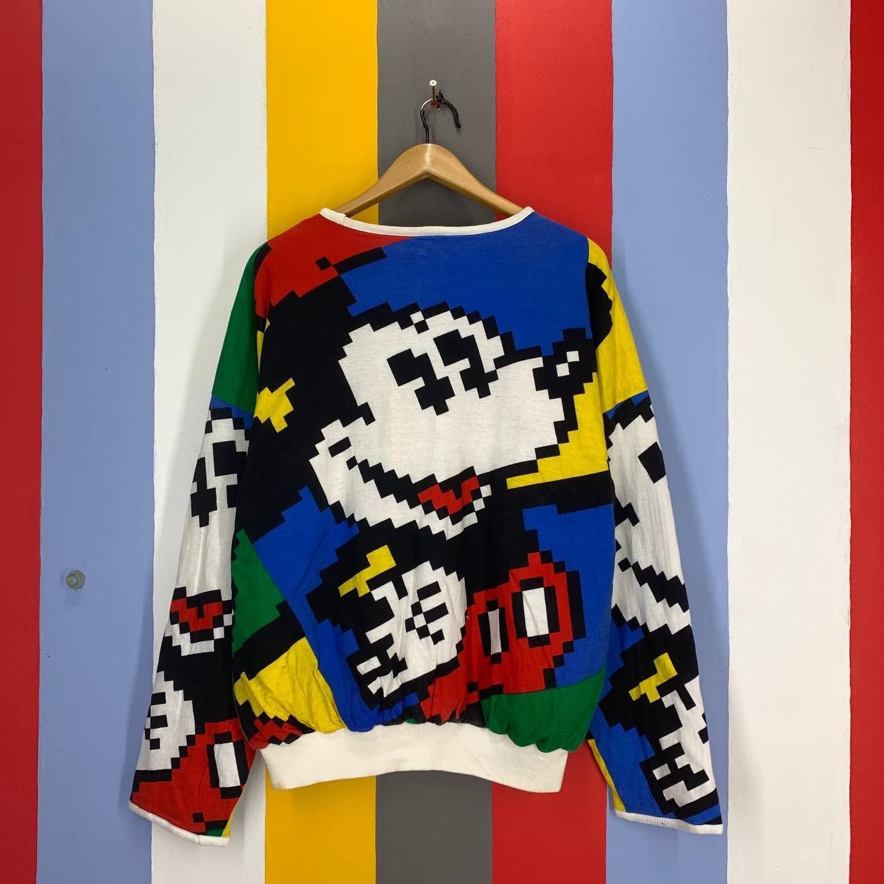 Mickey Mouse 90s Vintage MICKEY MOUSE Rare Design Sweatshirt #2211/21 Size US L / EU 52-54 / 3 - 11 Thumbnail