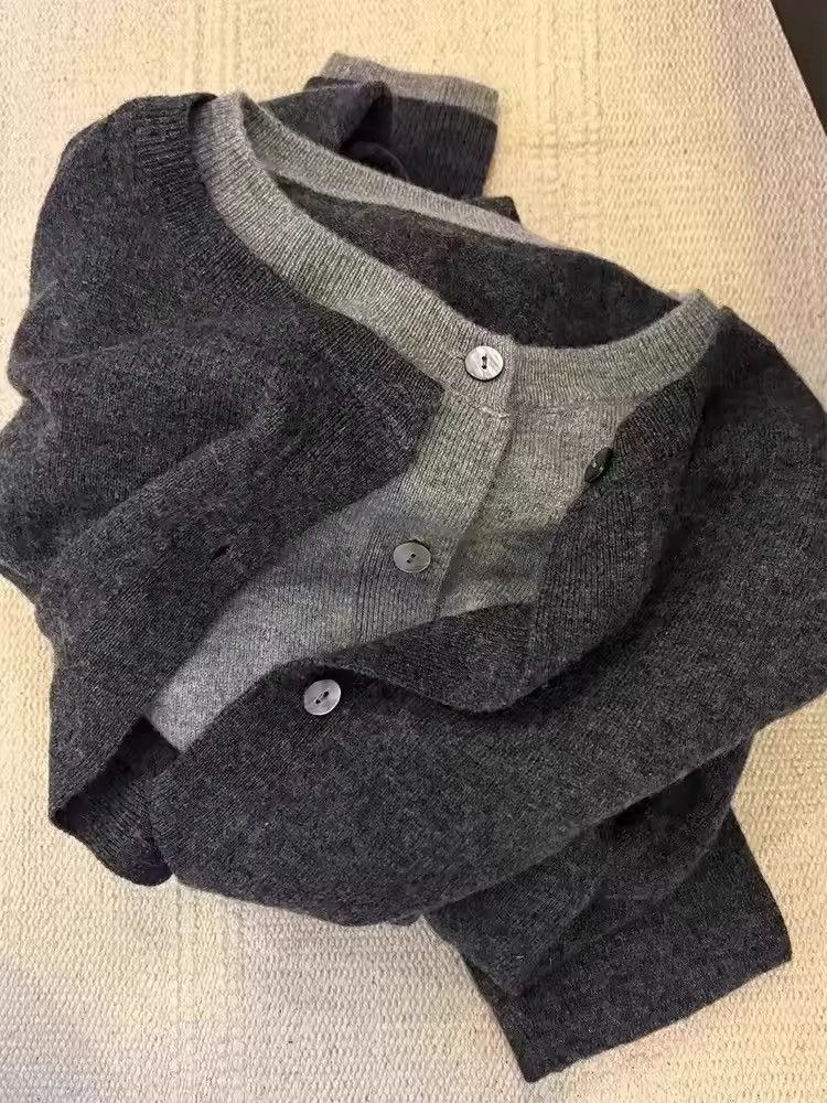 Japanese Brand × Vintage 100% pure cashmere sweater cardigan Size US M / EU 48-50 / 2 - 6 Thumbnail