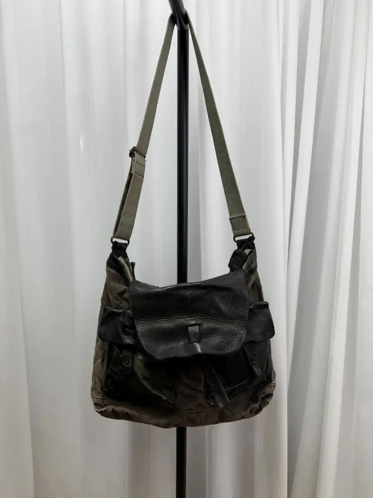 Yohji Yamamoto Vintage Yohji Yamamoto Leather Joint Shoulder Bag-2507 Size ONE SIZE - 3 Thumbnail