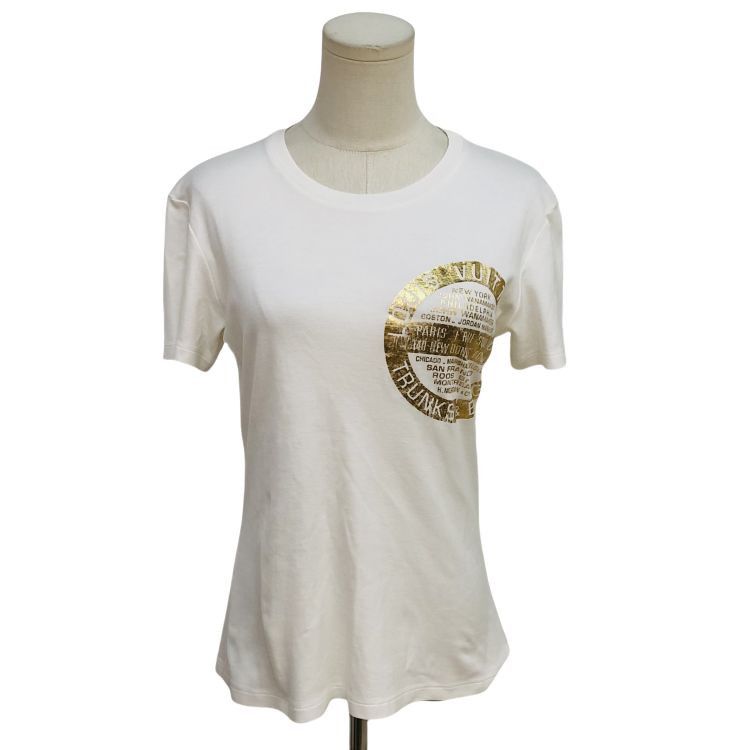 Louis Vuitton Louis Vuitton Gold Graphic T-Shirt Size M Size US M / EU 48-50 / 2 - 1 Thumbnail