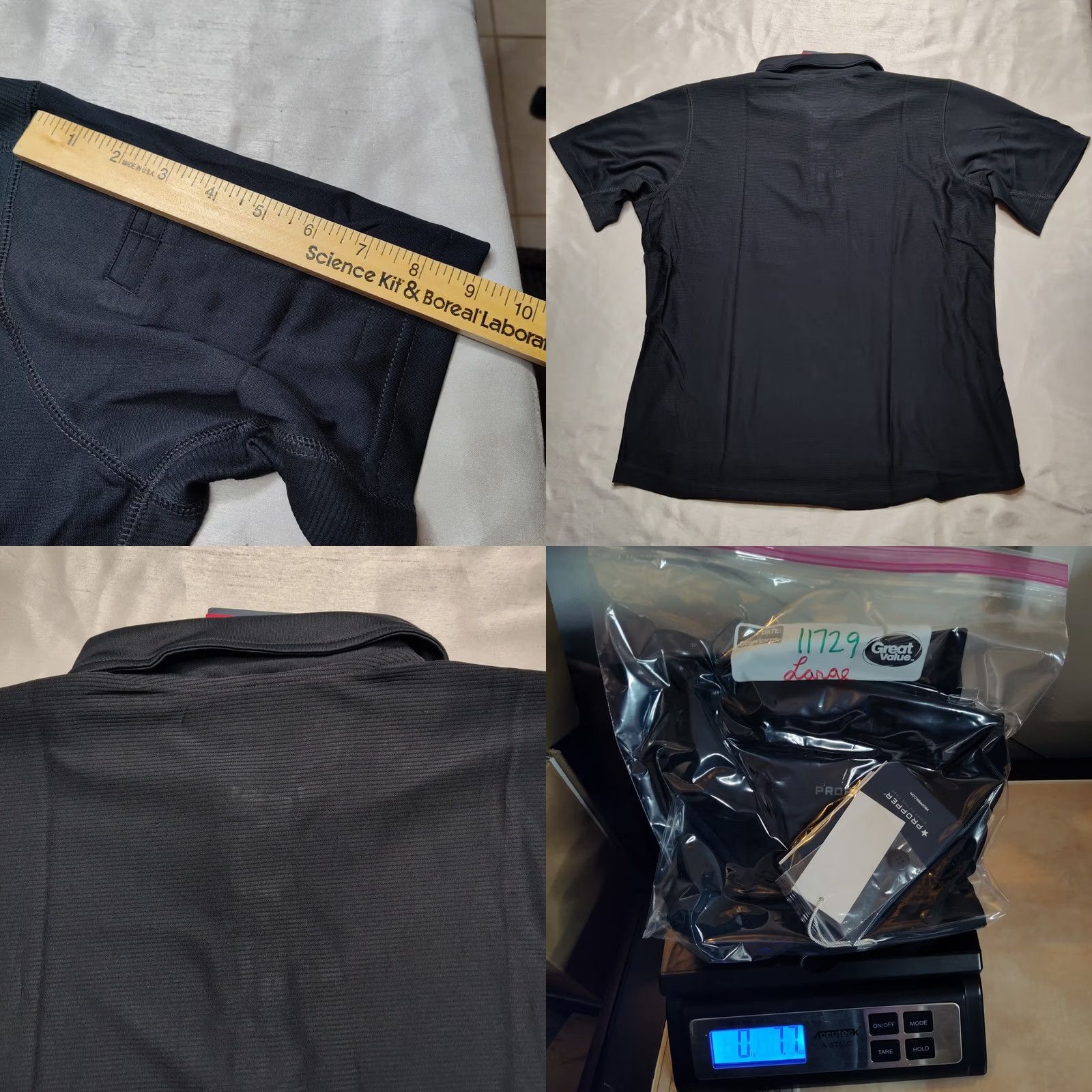 Propper PROPPER Summer Weight Women L Navy Blue Short Sleeve Polo Shirt NEW Size L / US 10 / IT 46 - 8 Thumbnail
