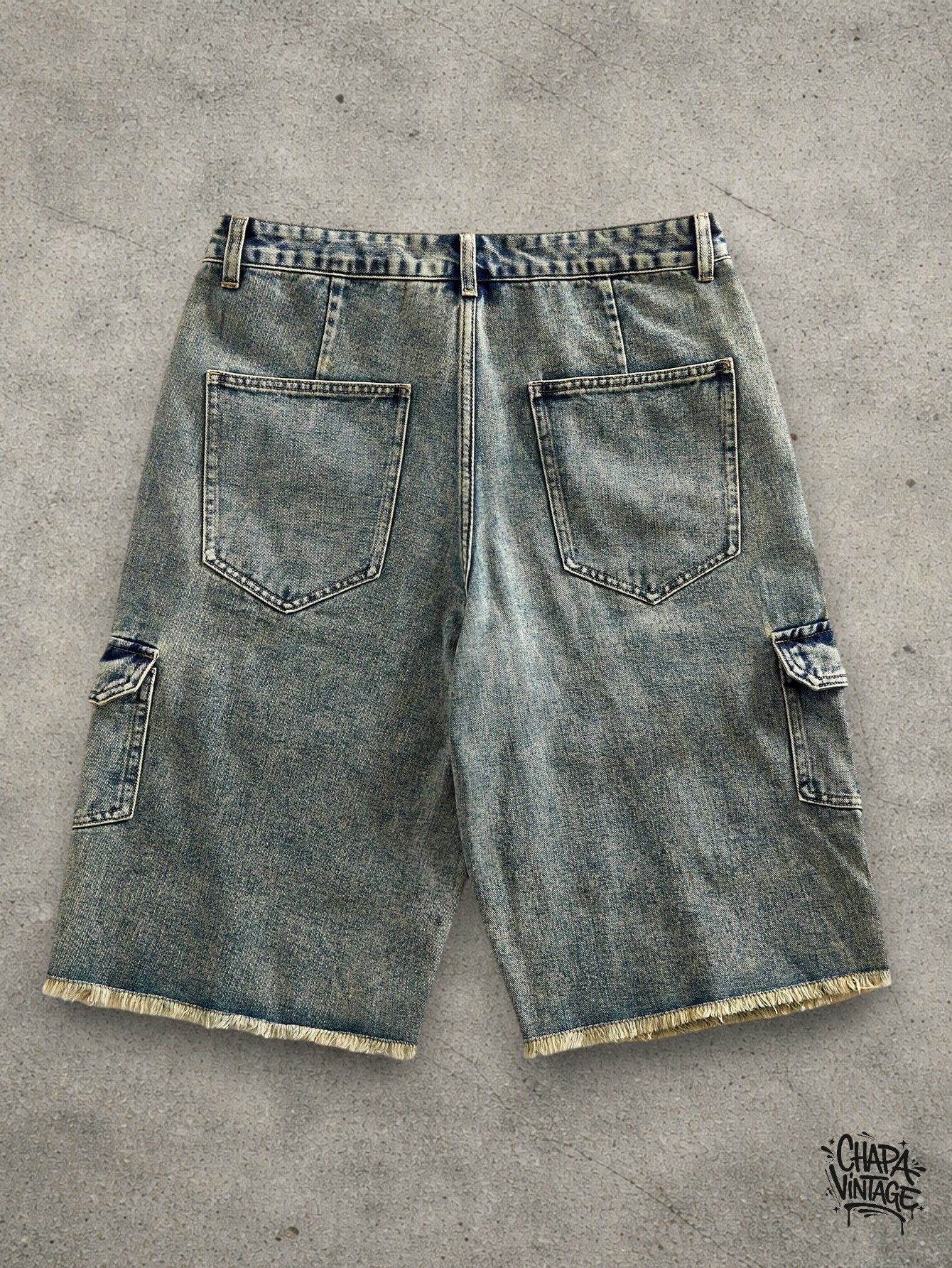 Japanese Brand Cargo washed shorts Size US 32 / EU 48 - 2 Thumbnail