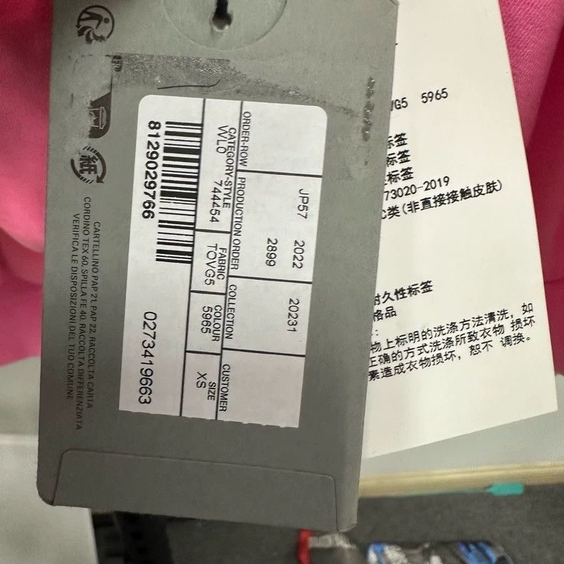 Balenciaga Balenciaga SS23 Mud Show Mud Dye Old Embroidered Logo Pink Size US XS / EU 42 / 0 - 8 Thumbnail