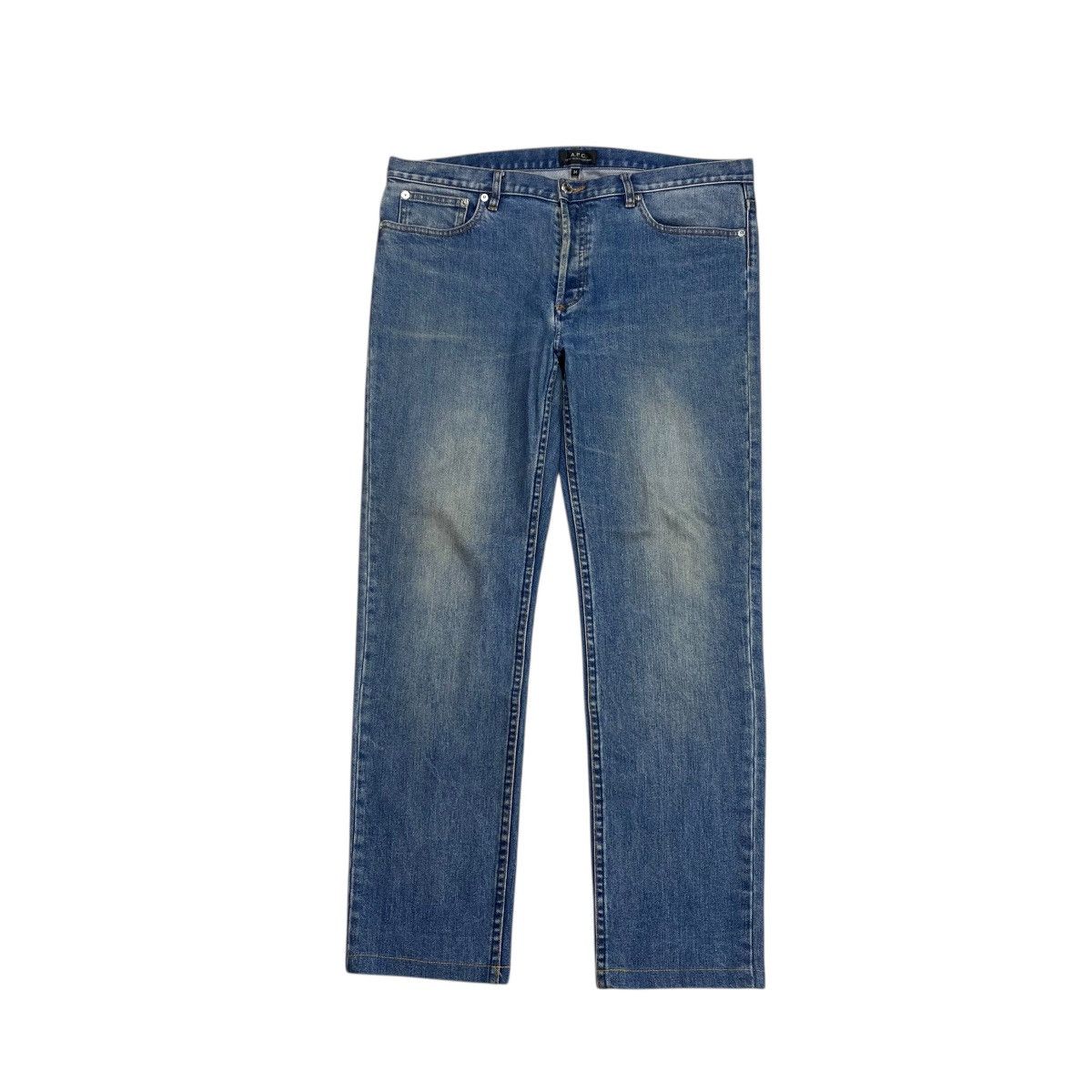 A.P.C. APC Petit New Standard Washed Blue Jeans Size US 34 / EU 50 - 1 Thumbnail