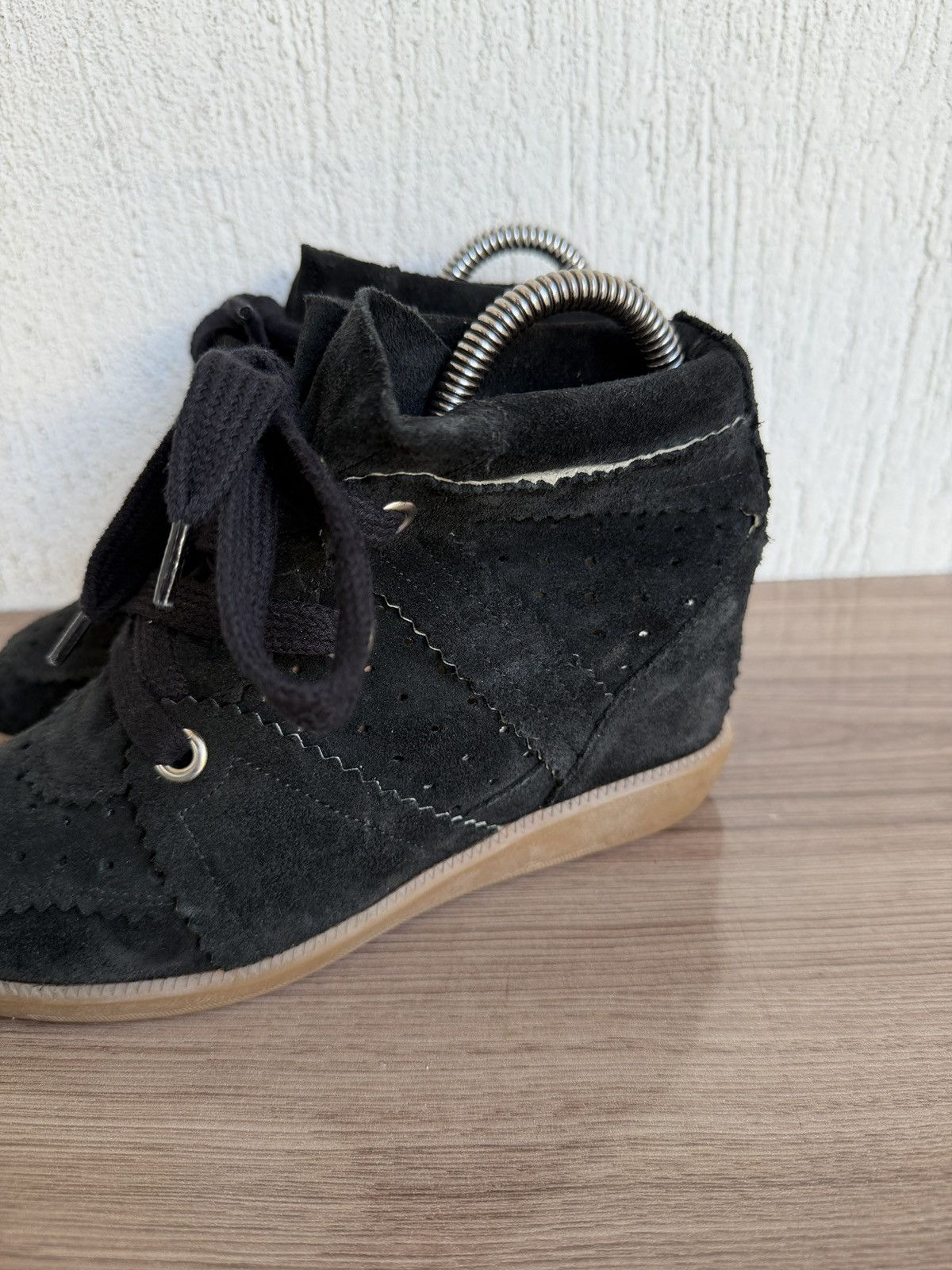 Isabel Marant Etoile Suede bobby wedge sneakers Size US 5 / IT 35 - 8 Thumbnail