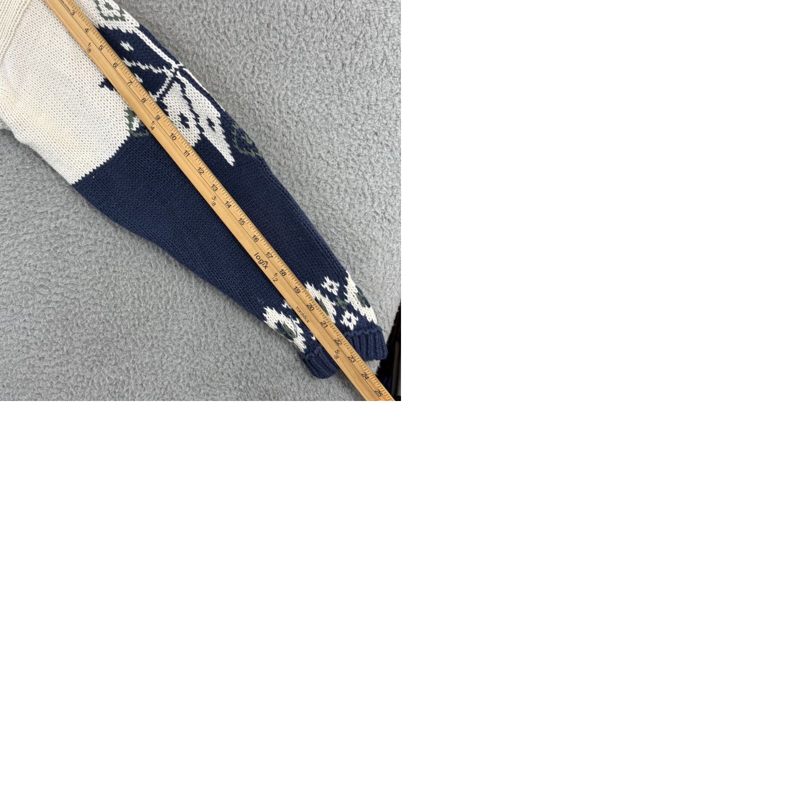 Vintage VINTAGE St Johns Bay Sweater Mens 2XL Blue Nordic Knit 90s Long Sleeve Crew Neck Size US XXL / EU 58 / 5 - 9 Thumbnail