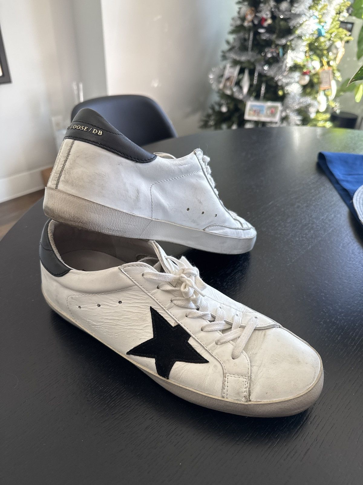 Golden Goose Golden goose superstar sneakers with Graffiti