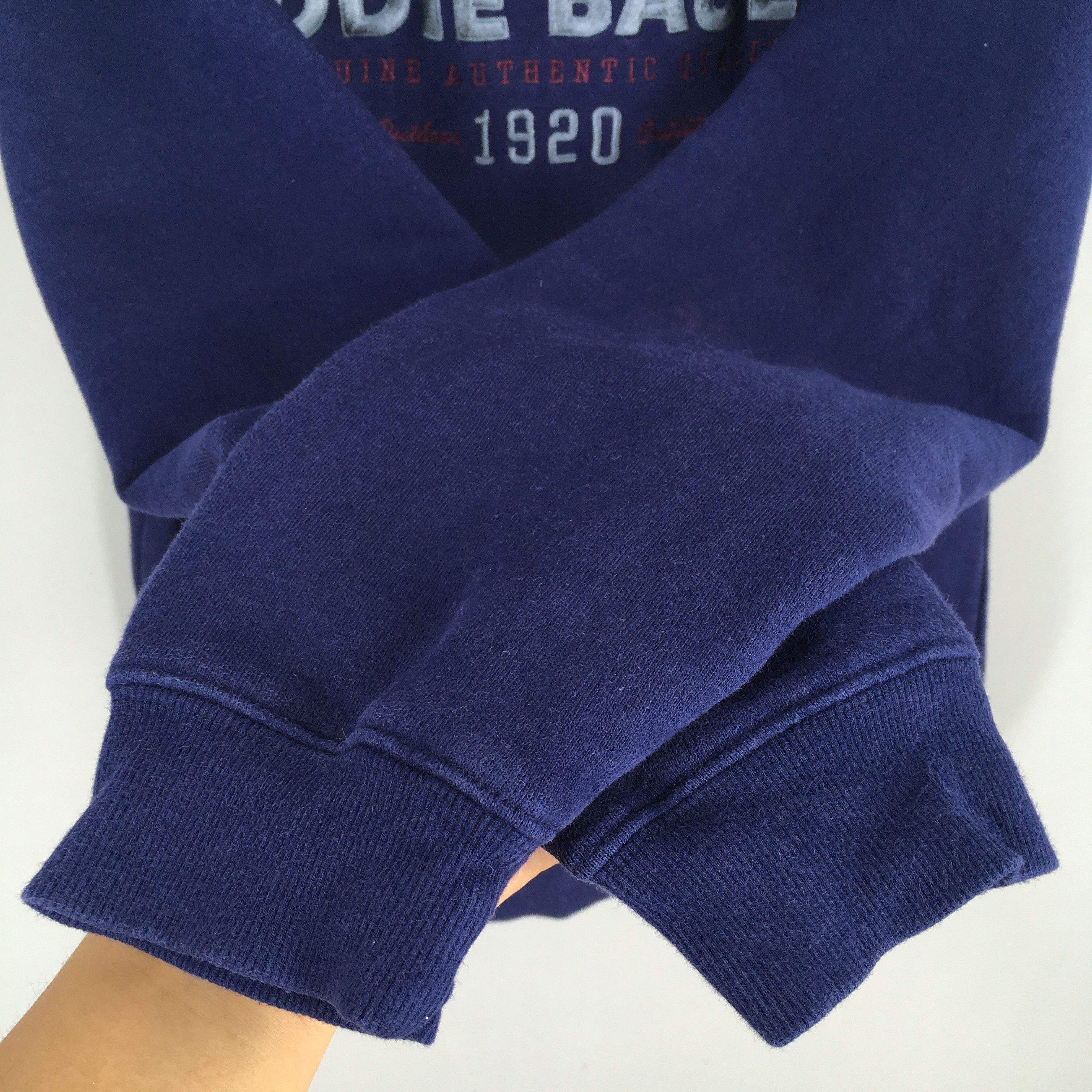Designer × Eddie Bauer × Vintage Vintage Eddie Bauer Outdoor Blue Sweatshirt XSmall Size US XS / EU 42 / 0 - 6 Thumbnail