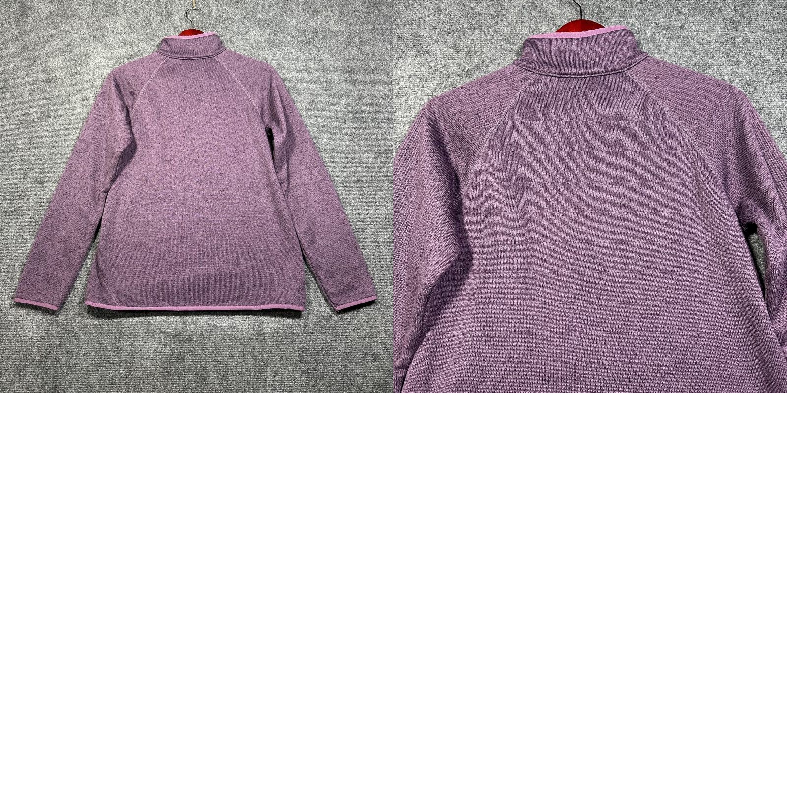 Eddie Bauer Eddie Bauer Womens Top Medium Purple Knit 1/4 Zip Pullover Sleeve Pocket Logo Regular Fit Classic Modern Casual Shirt Womens Size M / US 6-8 / IT 42-44 - 8 Thumbnail