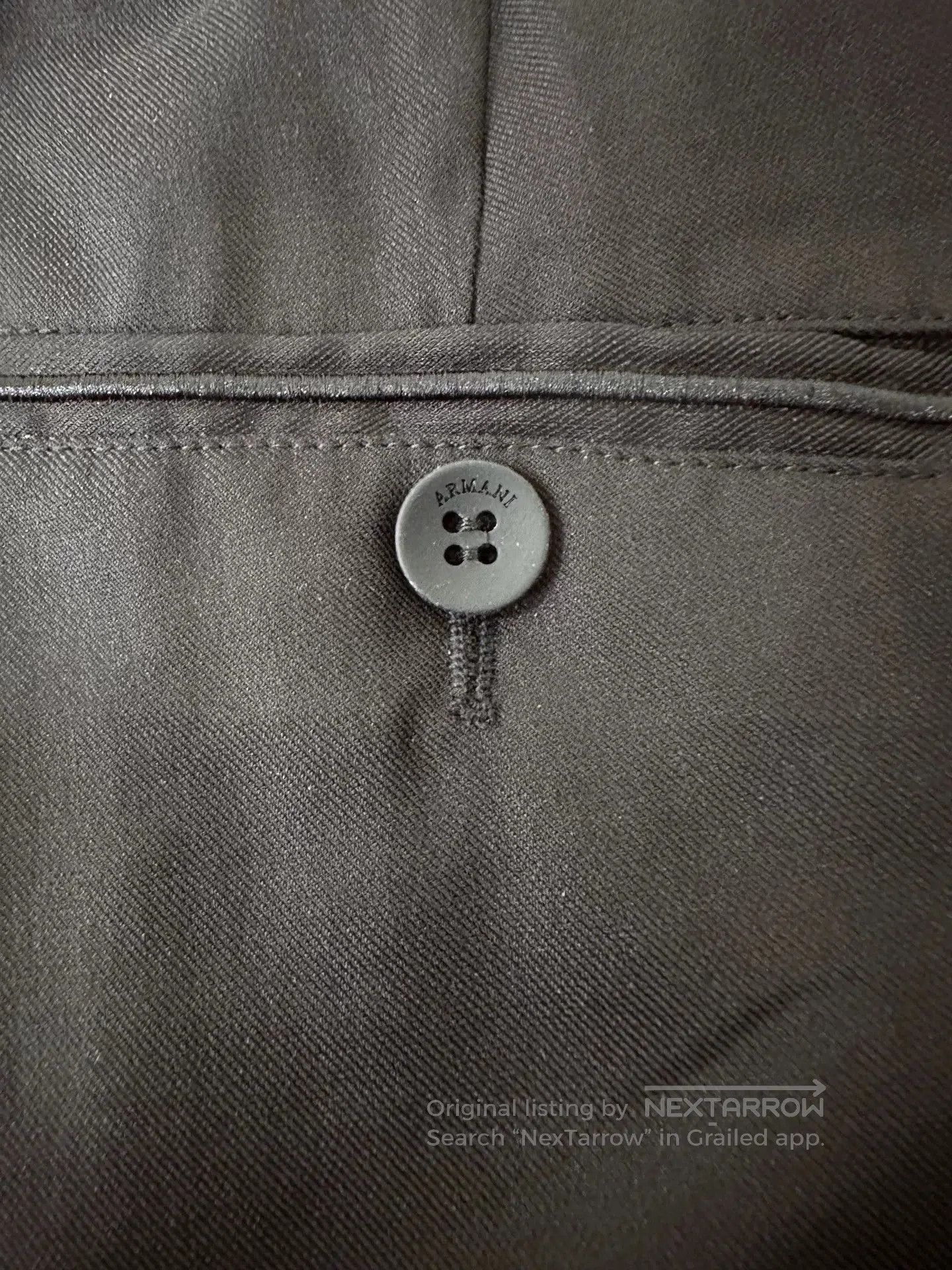 Armani Armani Black Thin Casual Pants. Size US 30 / EU 46 - 4 Thumbnail