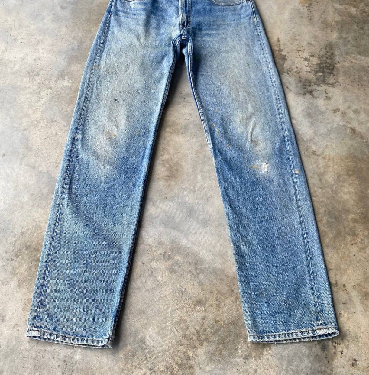Levi's Vintage Clothing VINTAGE LEVI’S 505 MUDWASH - 90s USA 553 BUTTON STAMP W33 Size US 33 - 2 Thumbnail