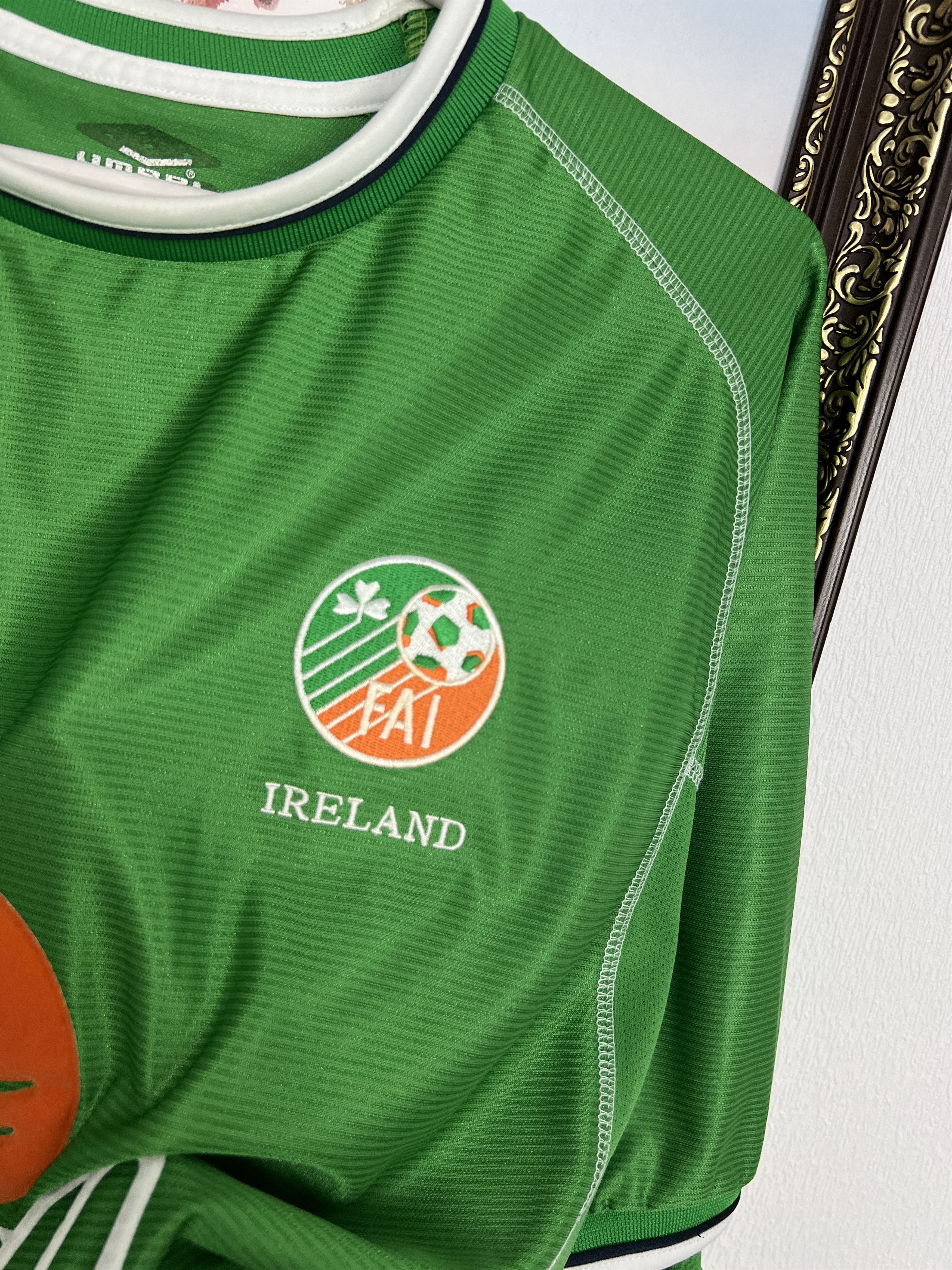 Umbro Republic of Ireland football shirt Soccer Jersey Trikot Size US XL / EU 56 / 4 - 4 Thumbnail