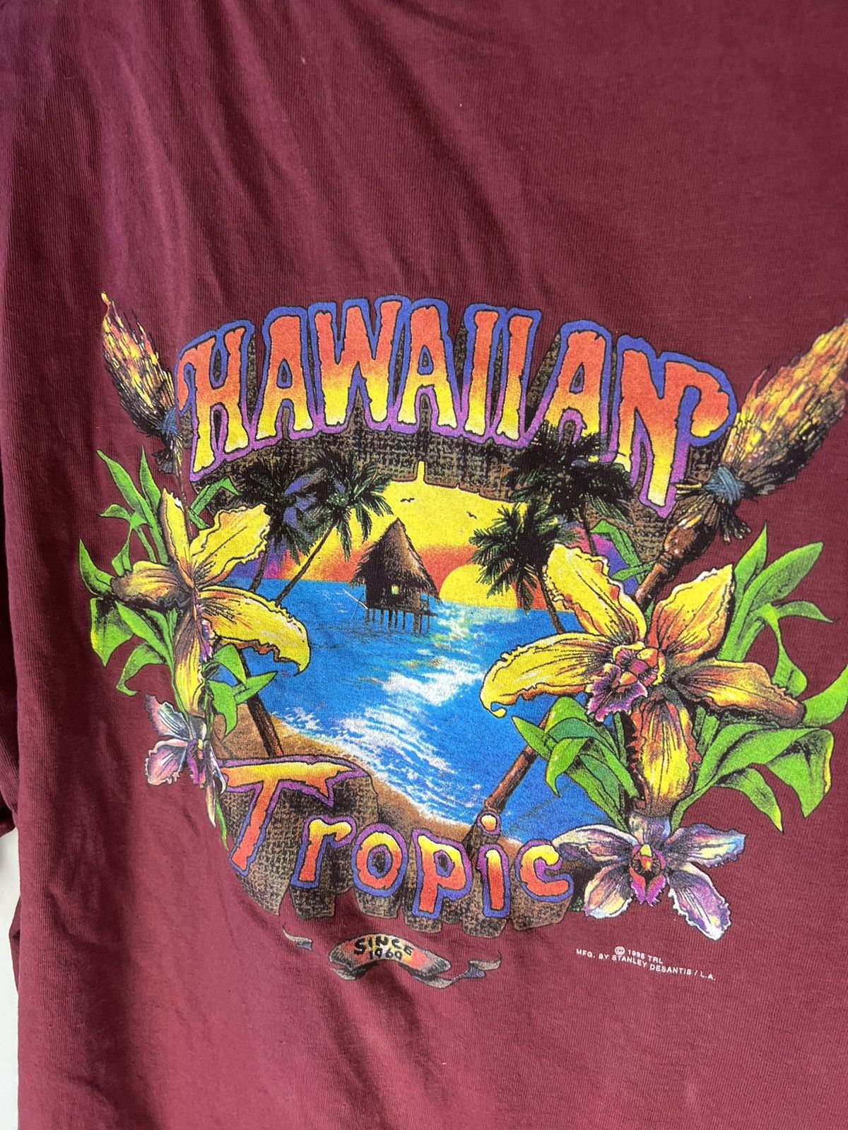 Vintage Vintage stanley desantis hawaiian tropic tee Size US XL / EU 56 / 4 - 8 Thumbnail