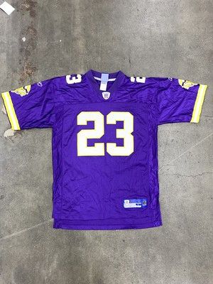 image of Minnesota Vikings Michael Bennett Jersey Vintage Nfl Jersey Mn Vikings 23 Size L in Purple, Men's