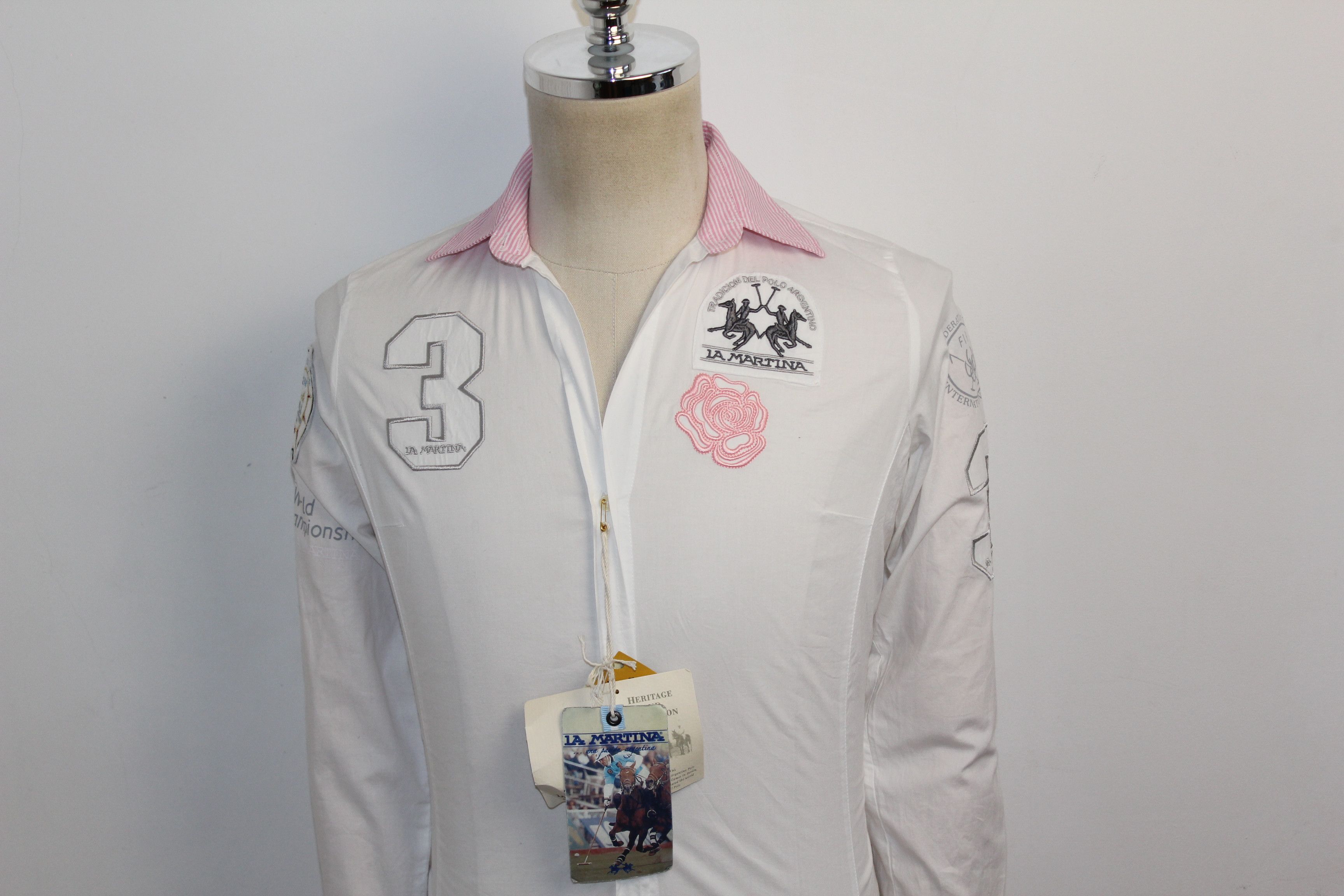 La Martina Women's LA MARTINA Long Sleeve Shirt Top Size S / US 4 / IT 40 - 3 Thumbnail