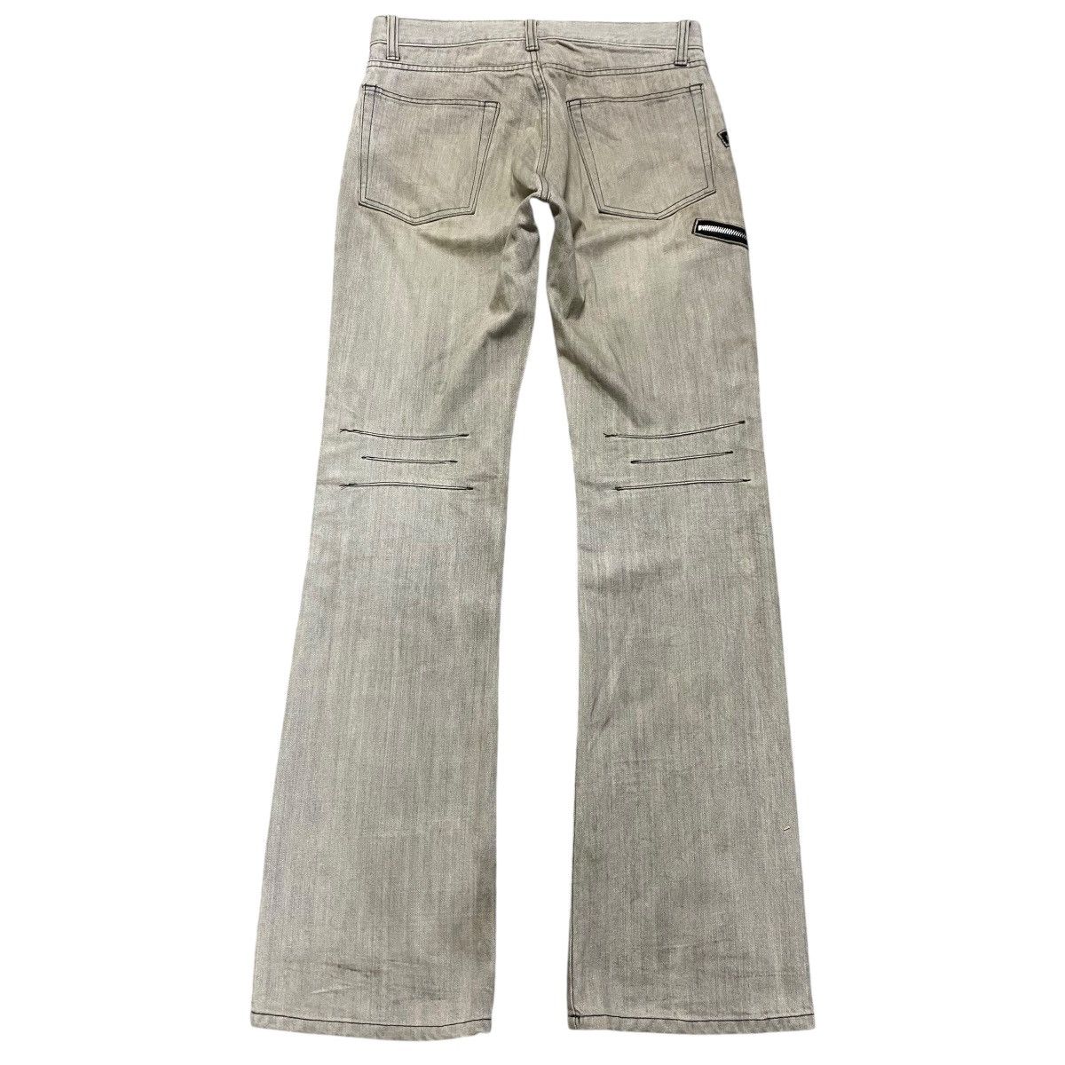 Le Grande Bleu (L.G.B.) Japanese RUPERT EDGE Mudwash Denim Flare Jeans Zipper Pocket Size US 31 - 2 Thumbnail