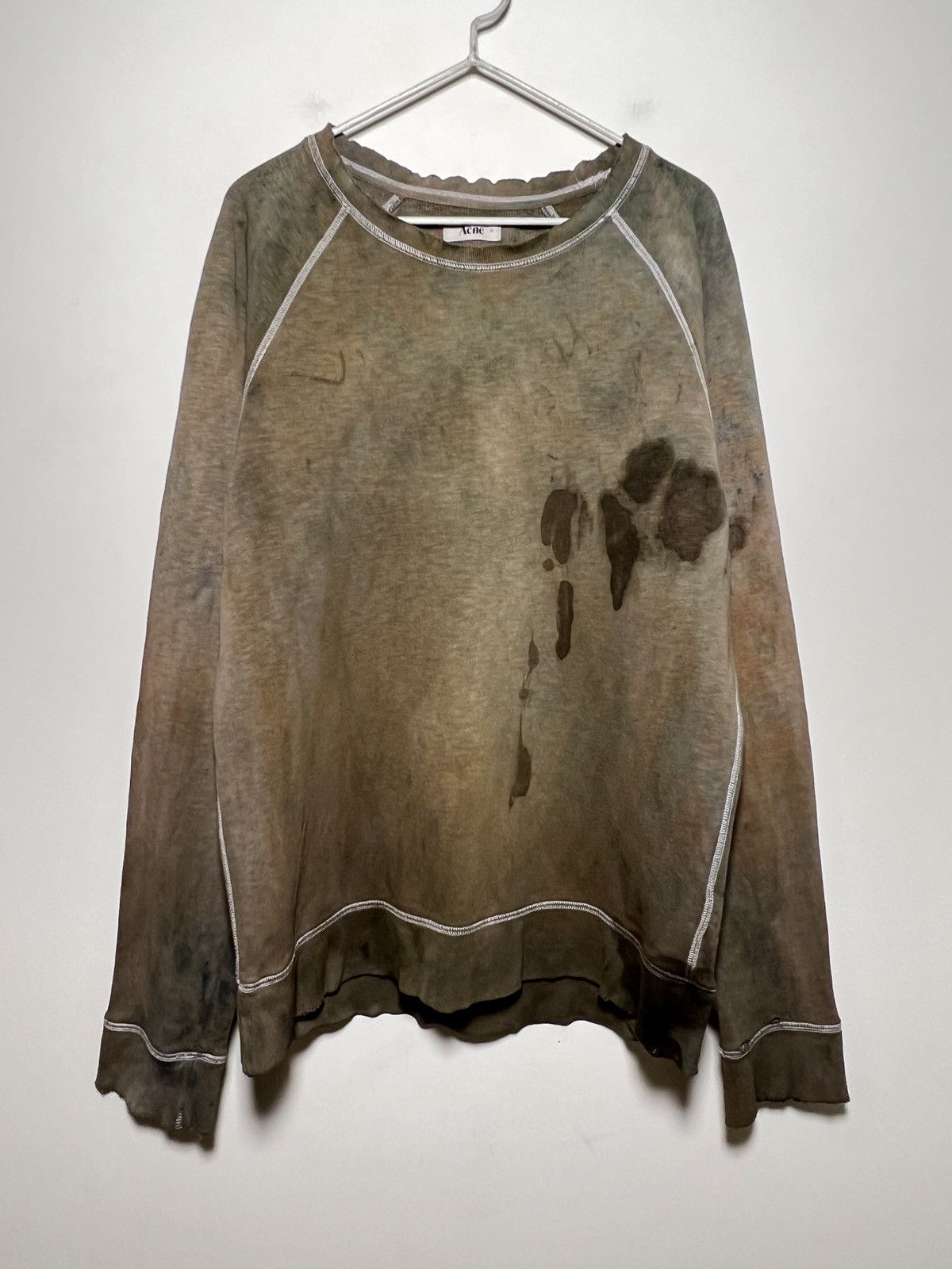 Acne Studios acne studios painters sweatshirt crewneck 1/1 Size US L / EU 52-54 / 3 - 3 Thumbnail