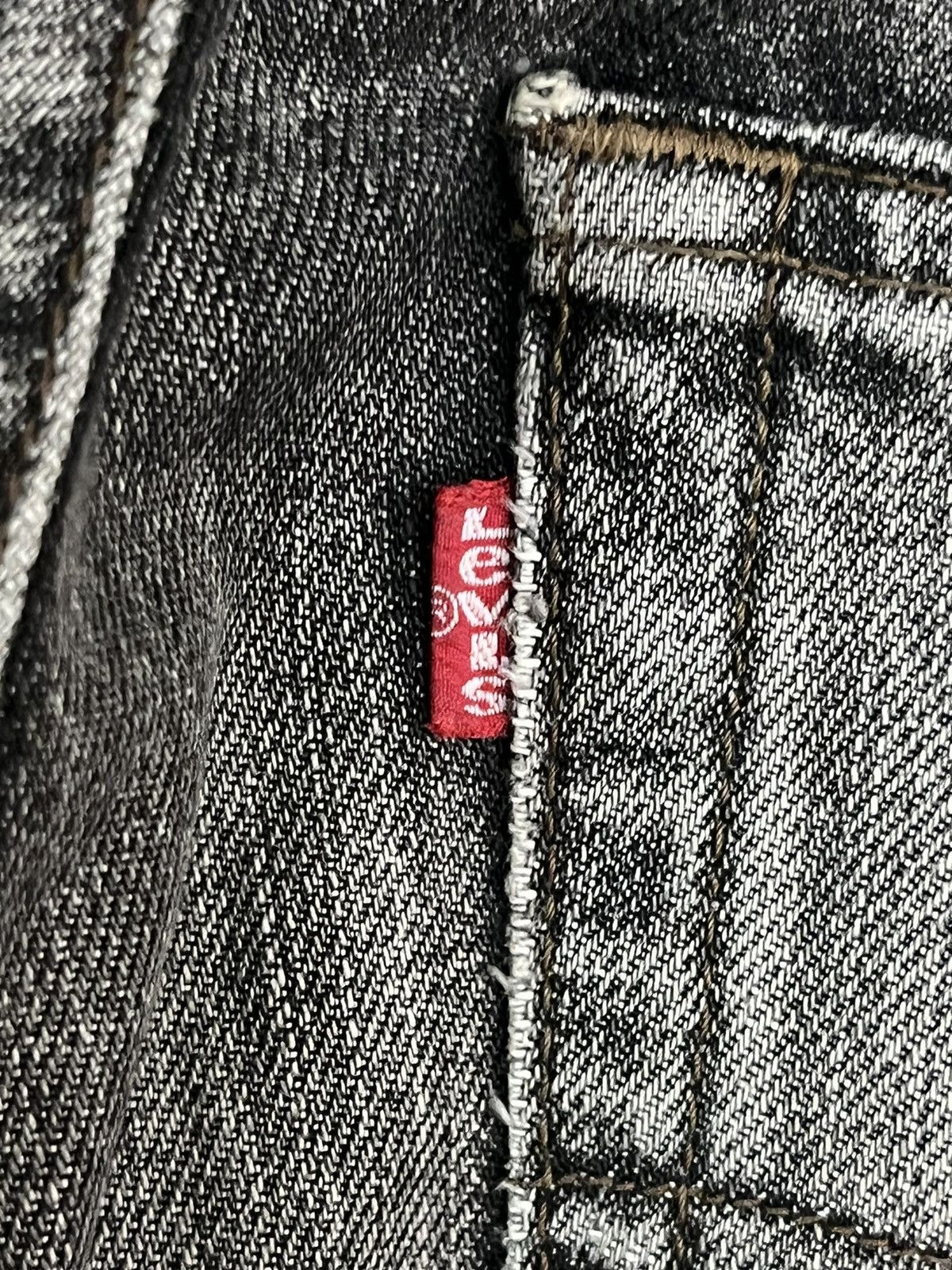 Levi's Vintage 90’s Levis 505 Grey Faded Washed Relaxed Fit Jeans Size US 30 / EU 46 - 10 Thumbnail